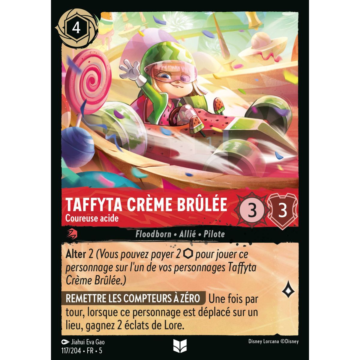 Taffyta Crème Brûlée - Acid Runner - 117/204 - SSK - Sparkling Sky - Uncommon - French