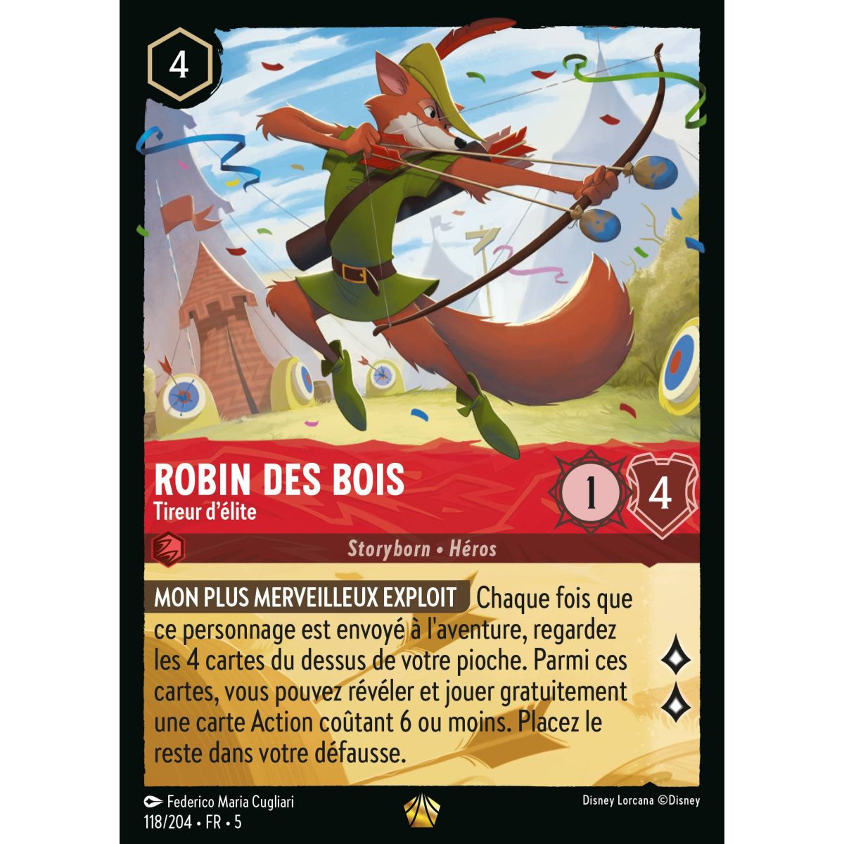 Robin Hood - Sniper - 118/204 - SSK - Glittering Sky - Legendary - French