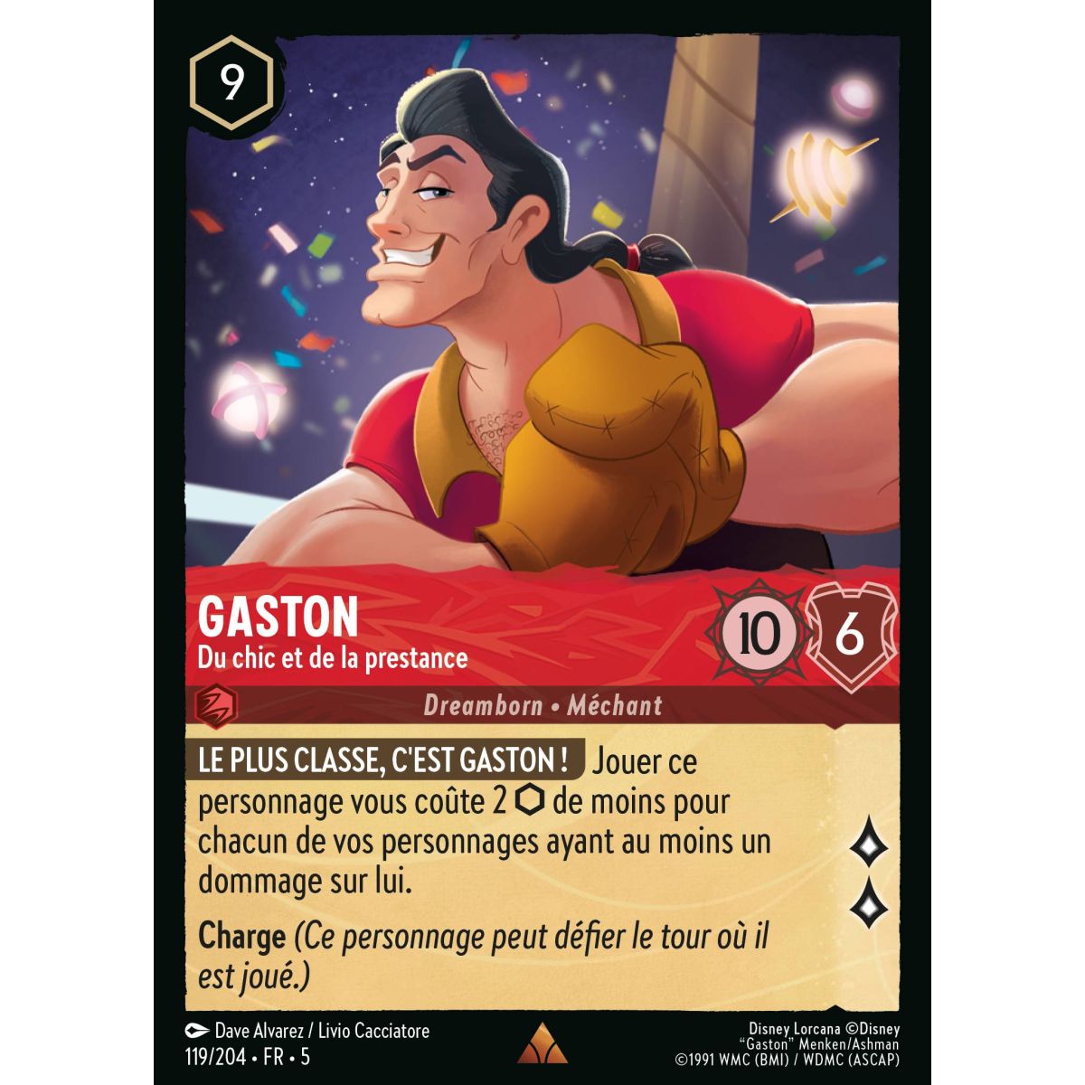 Gaston - Chic and Presence - 119/204 - SSK - Sparkling Sky - Rare - French