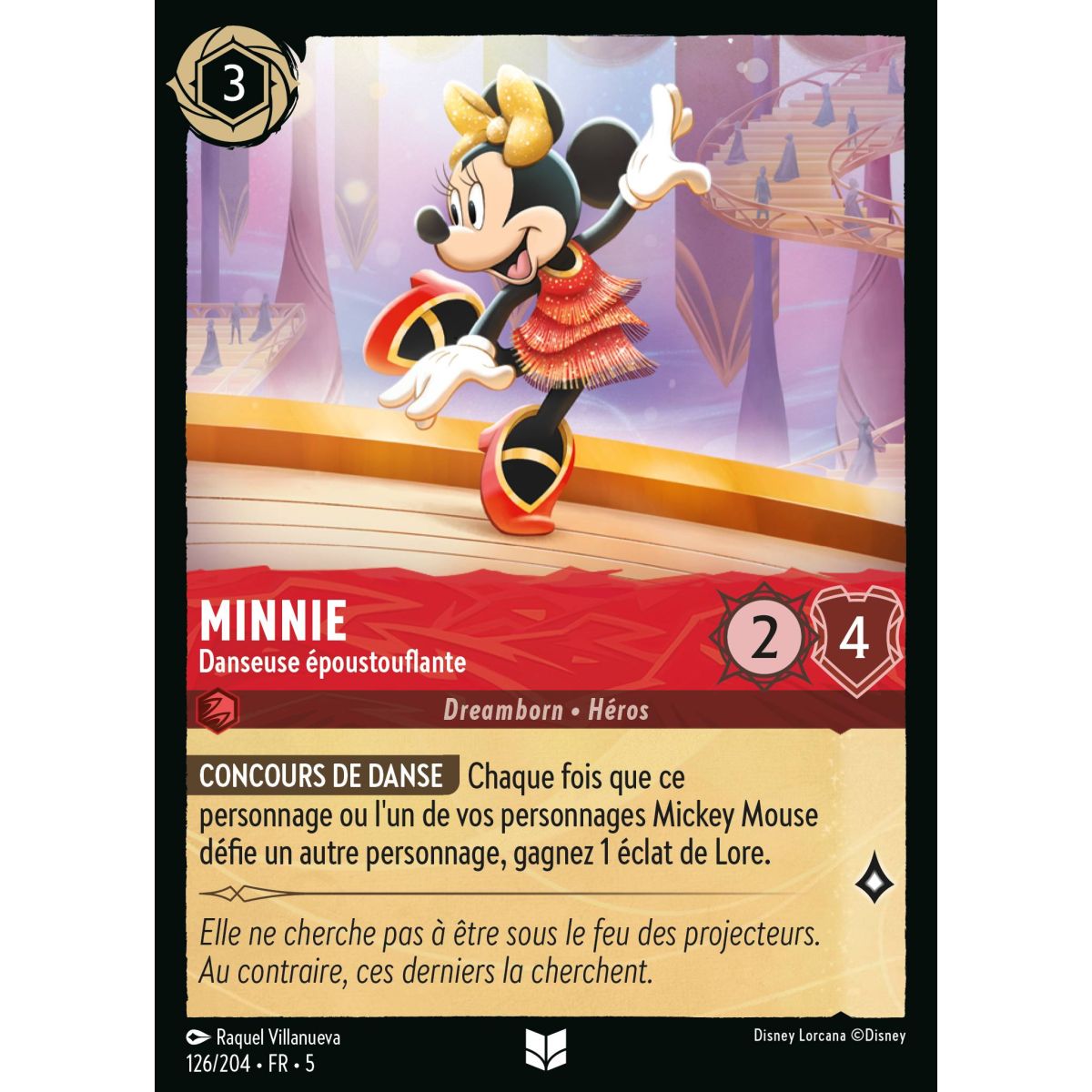 Minnie - Breathtaking Dancer - 126/204 - SSK - Sparkling Sky - Shiny - Premium - French