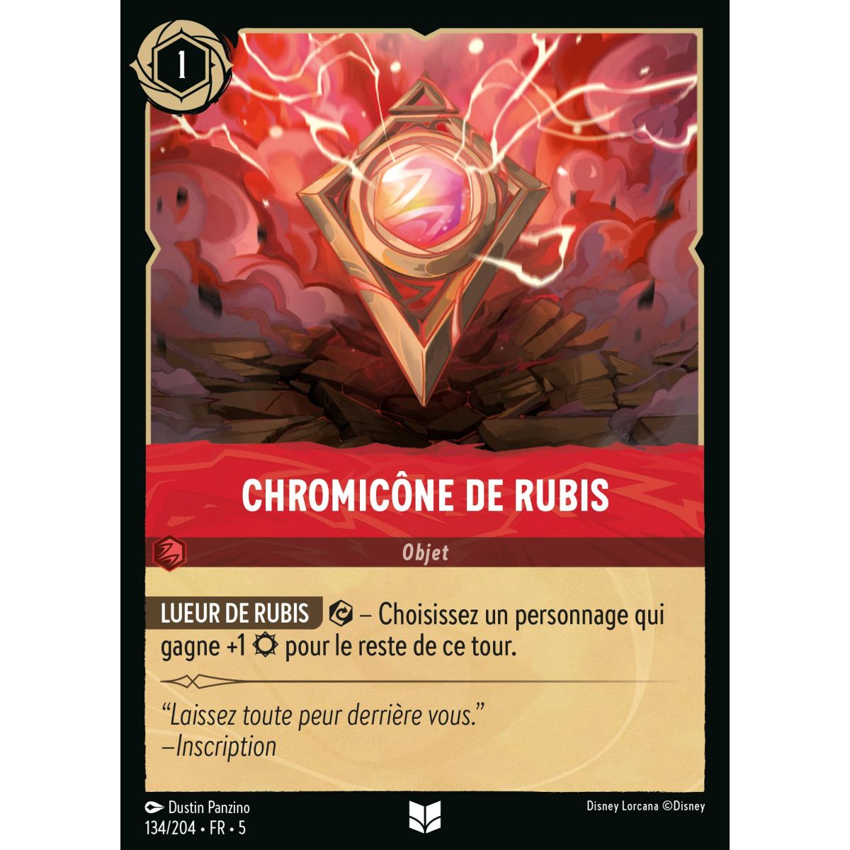 Ruby Chromicone - 134/204 - SSK - Sparkling Sky - Uncommon - French