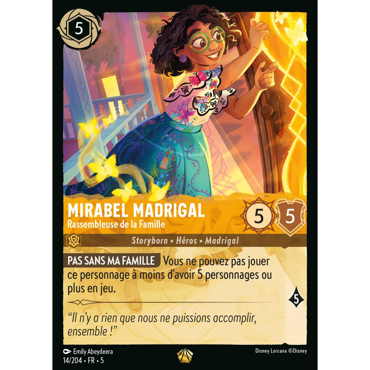 Mirabel Madrigal - Gatherer of the Family - 14/204 - SSK - Shimmering Sky - Brilliant - Premium - French