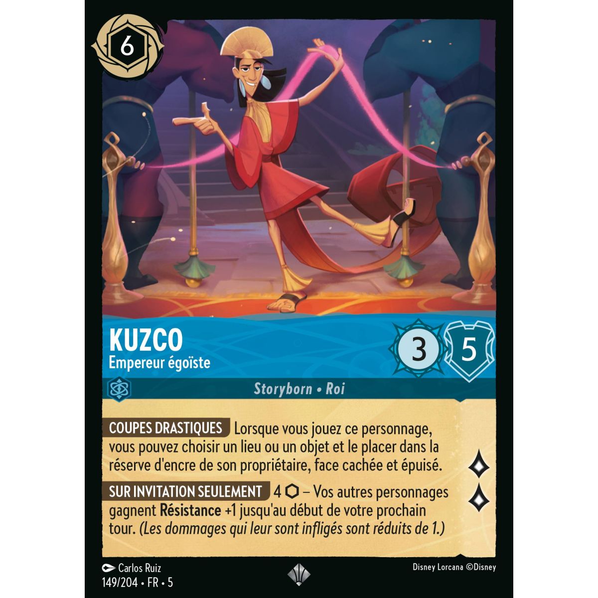 Kuzco - Selfish Emperor - 149/204 - SSK - Shimmering Sky - Super Rare - French