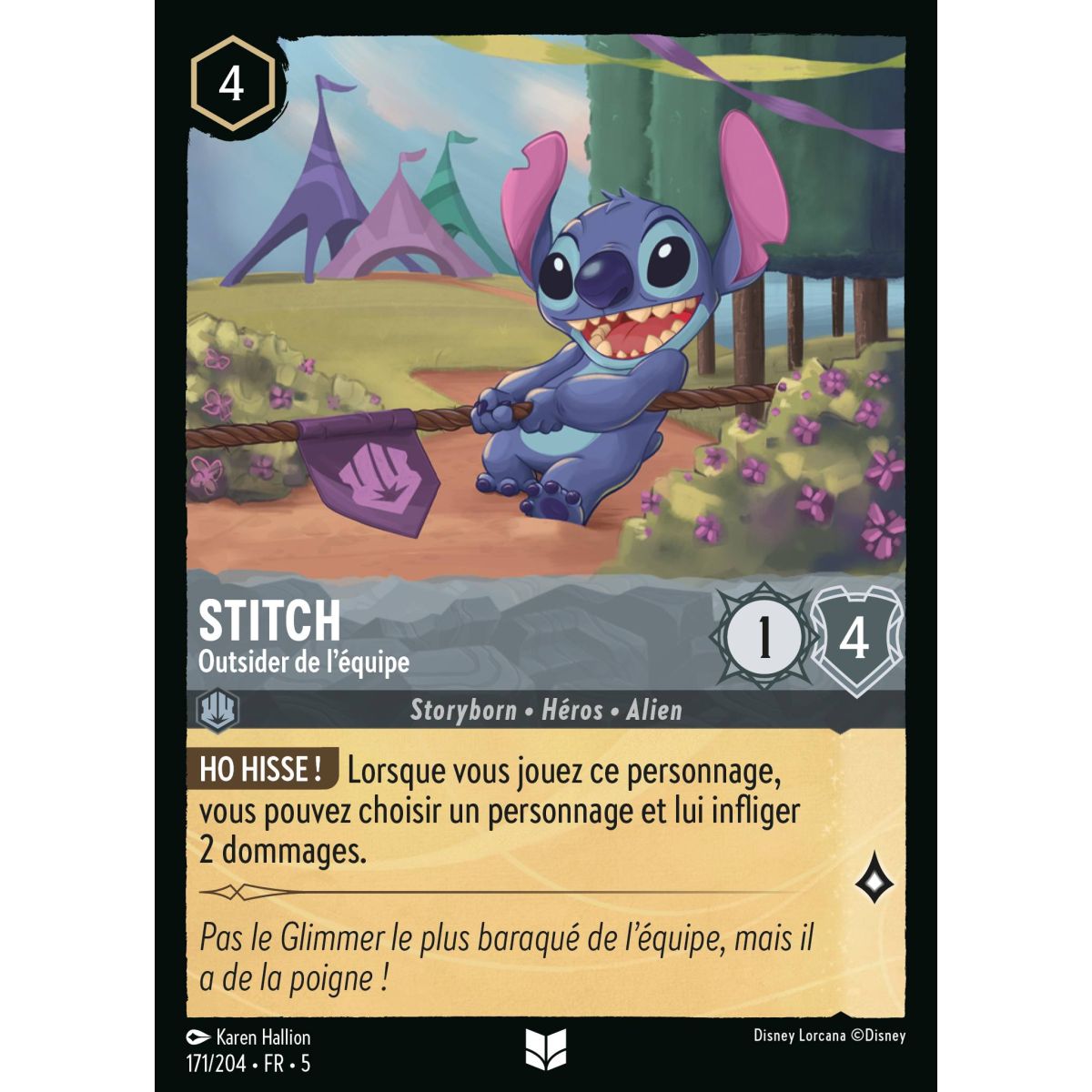 Stitch - Team Outsider - 171/204 - SSK - Shimmering Sky - Uncommon - French