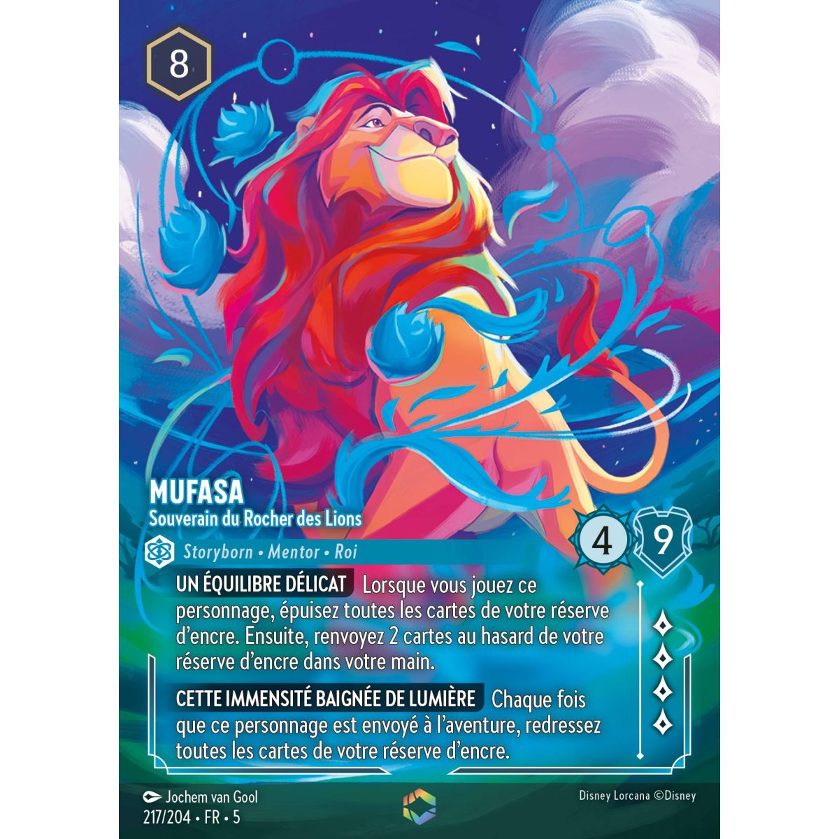 Mufasa - Sovereign of Lion Rock - 217/204 - SSK - Shimmering Sky - Enchanted - French