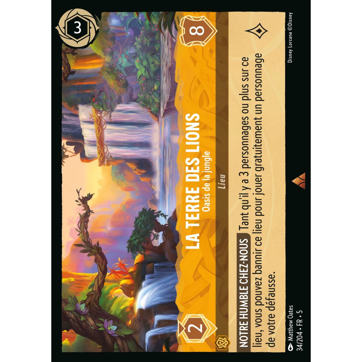 Pride Lands - Jungle Oasis - 34/204 - SSK - Glittering Sky - Rare - French