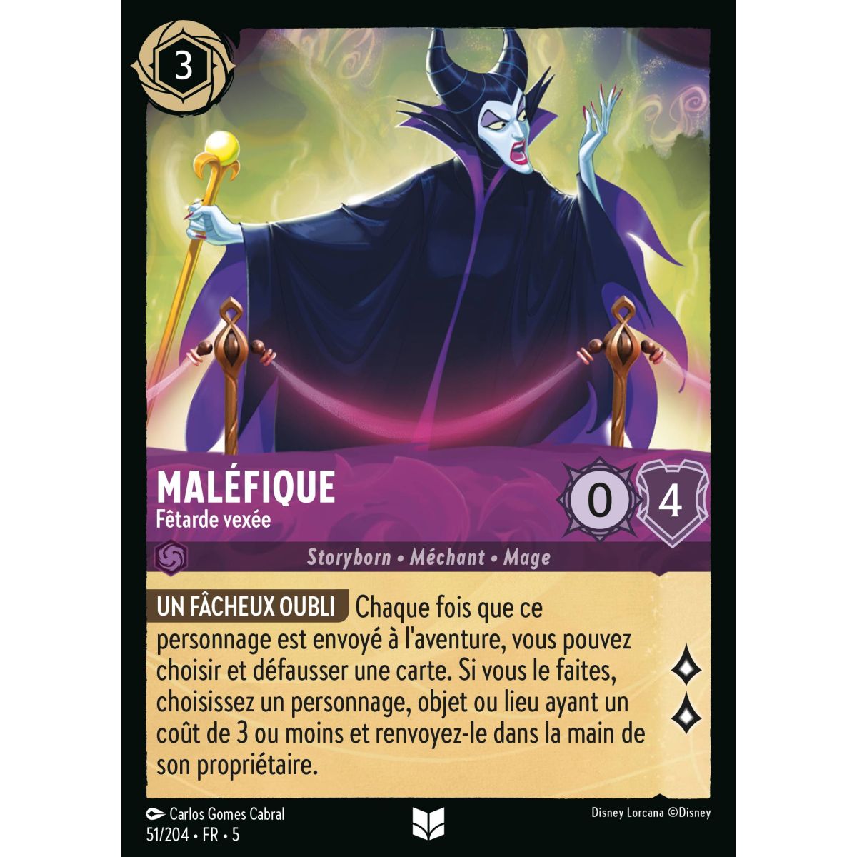 Maleficent - Vexed Party Girl - 51/204 - SSK - Shimmering Sky - Brilliant - Premium - French