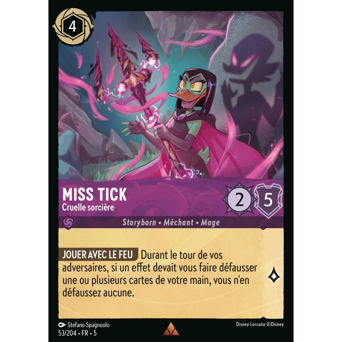 Miss Tick - Cruel Witch - 53/204 - SSK - Sparkling Sky - Rare - French