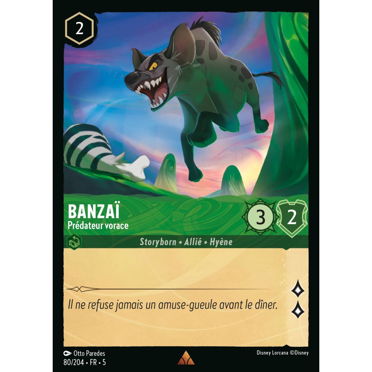 Banzai - Ravenous Predator - 80/204 - SSK - Shimmering Sky - Rare - French