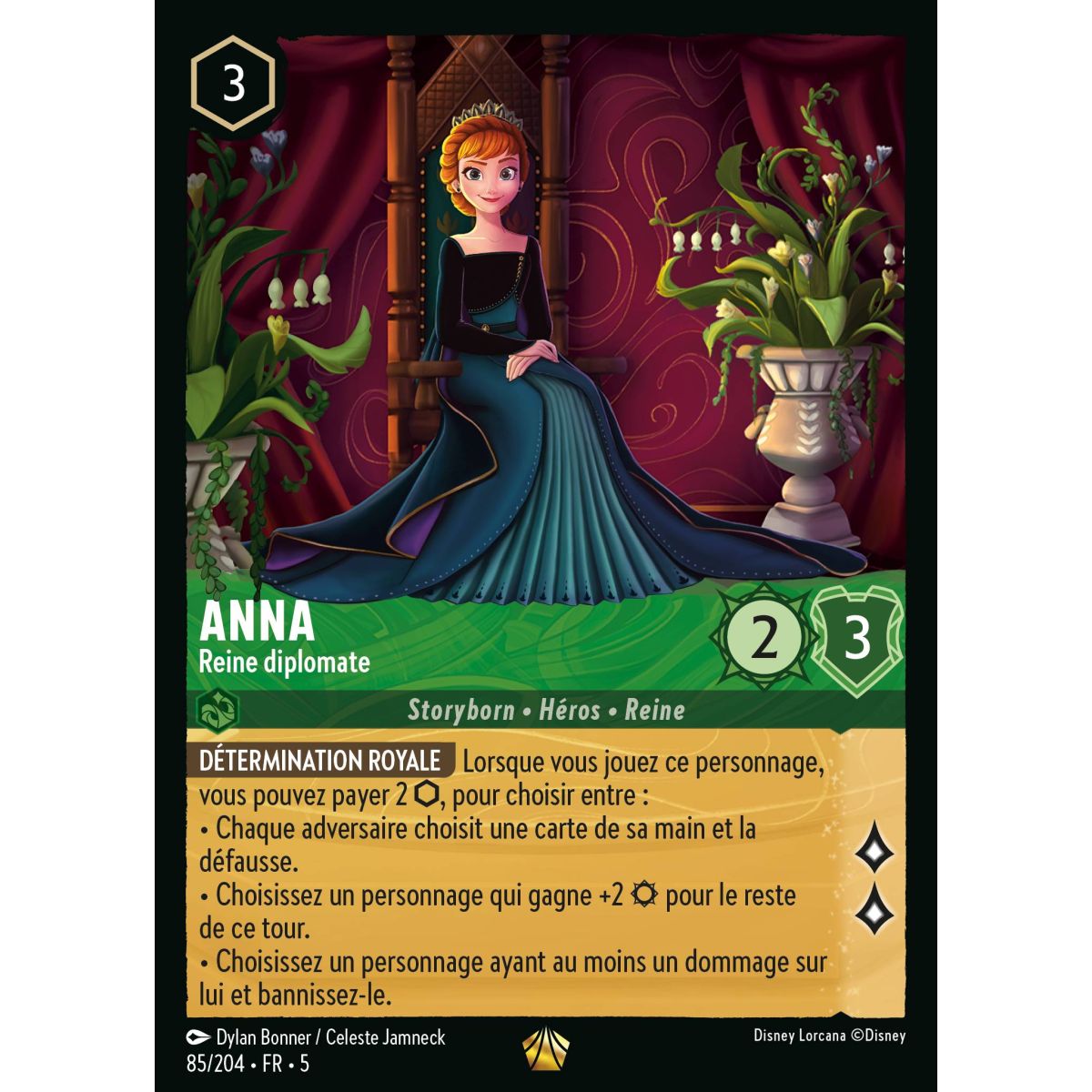 Anna - Diplomat Queen - 85/204 - SSK - Sparkling Sky - Legendary - French