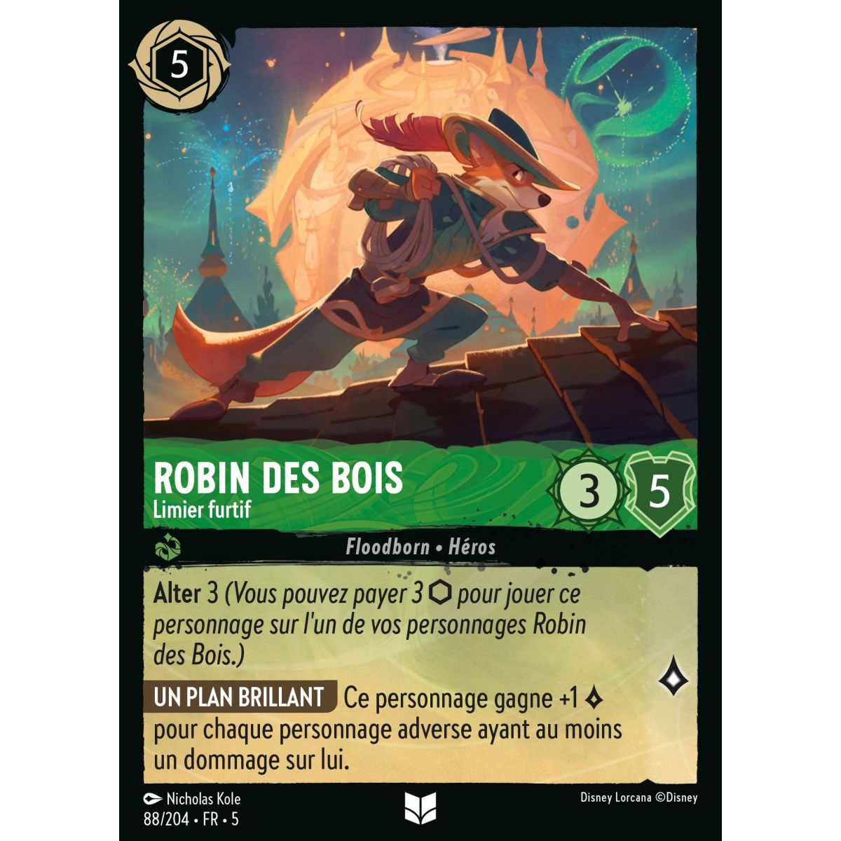 Robin Hood - Stealthy Hound - 88/204 - SSK - Glittering Sky - Uncommon - French