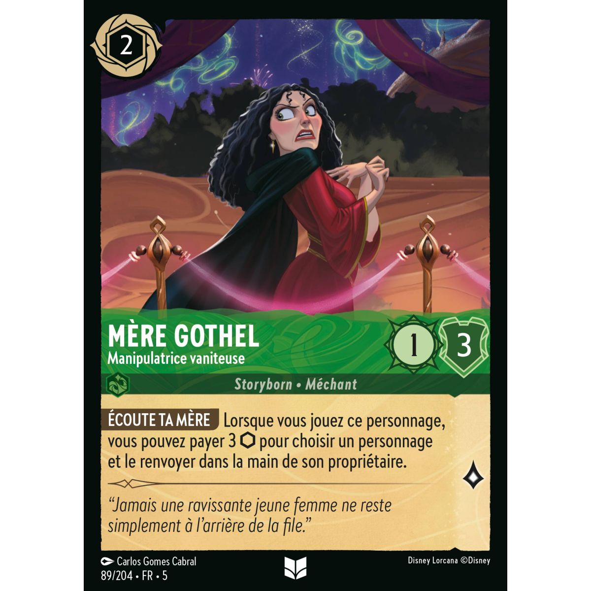 Mother Gothel - Vain Manipulator - 89/204 - SSK - Sparkling Sky - Uncommon - French