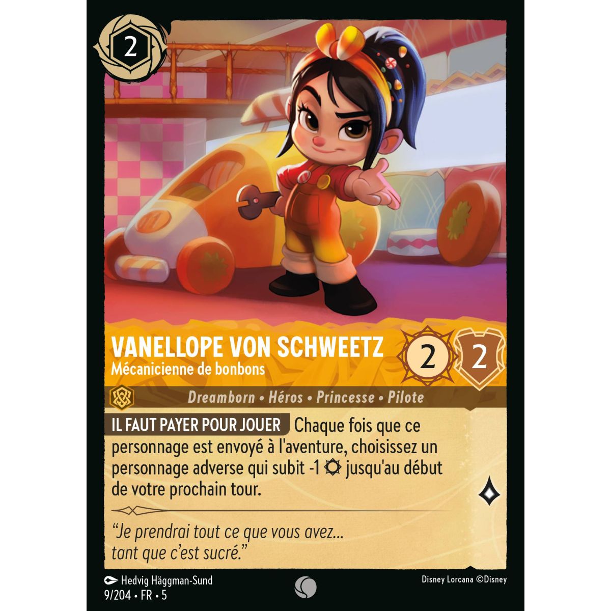 Vanellope von Schweetz - Candy Mechanic - 9/204 - SSK - Glittering Sky - Common - French