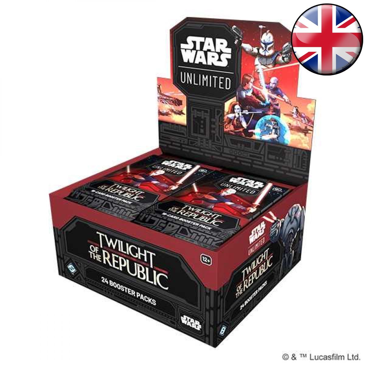 Star Wars Unlimited - Box of 24 Boosters - SW Unlimited: Twilight of the Republic - EN