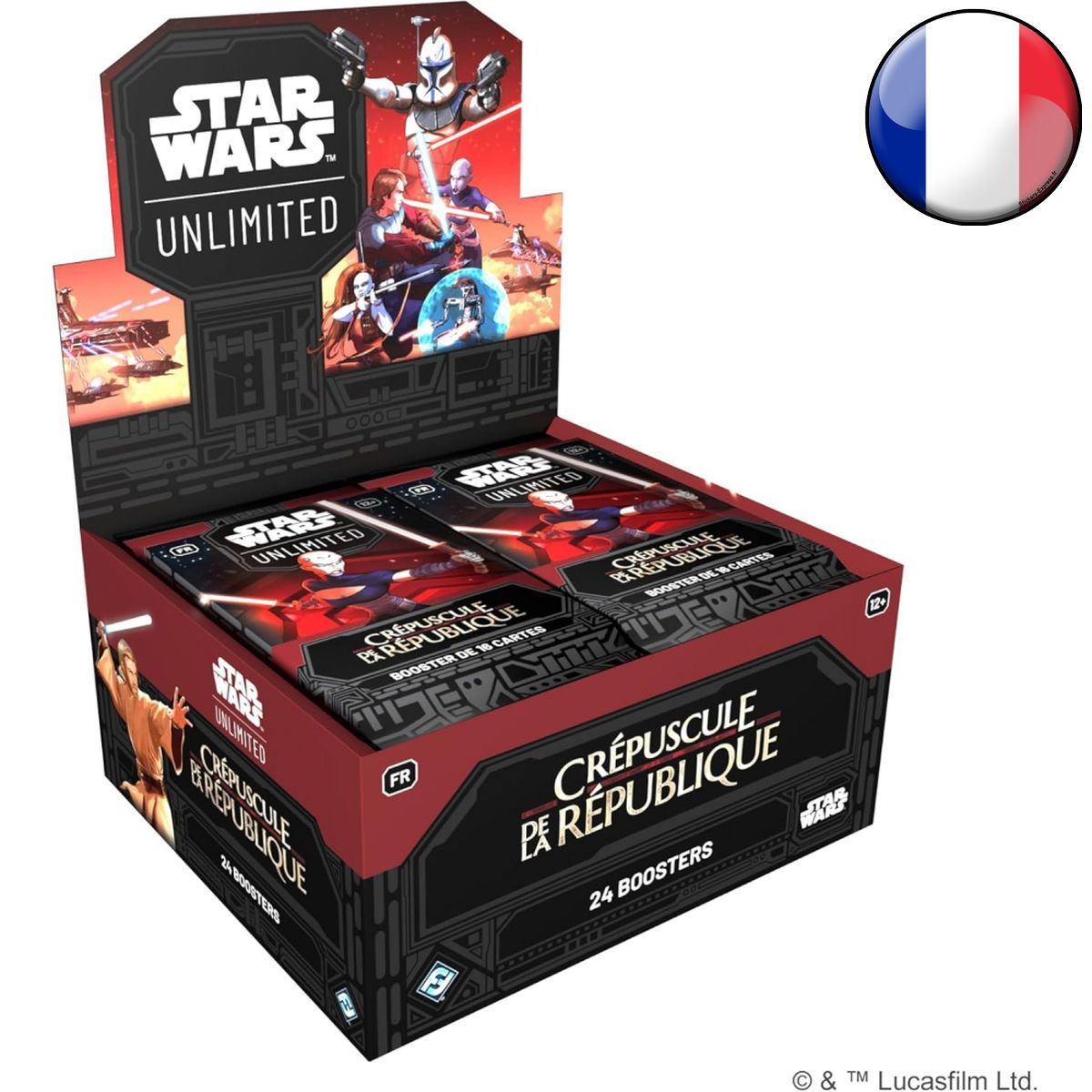 Item Star Wars Unlimited - Box of 24 Boosters - SW Unlimited: Twilight of the Republic - FR