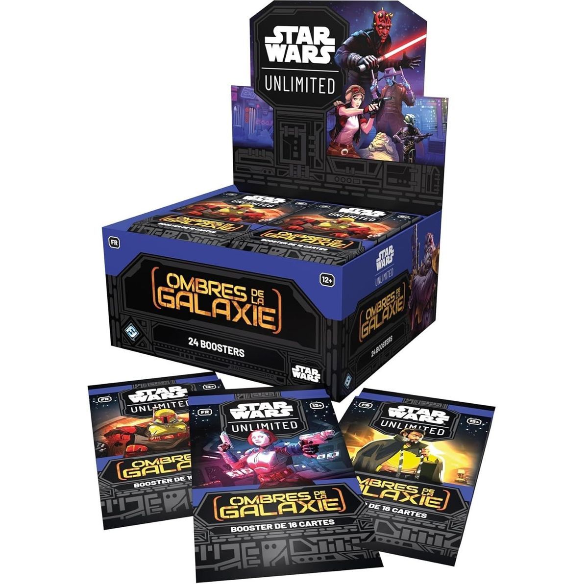 Star Wars Unlimited - Box of 24 Boosters - SW Unlimited: Shadows of the Galaxy - FR