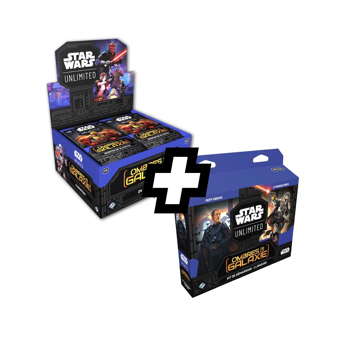 Item Star Wars Unlimited - Starter Deck Kit + Box of 24 SW Unlimited Boosters: Shadows of the Galaxy - FR