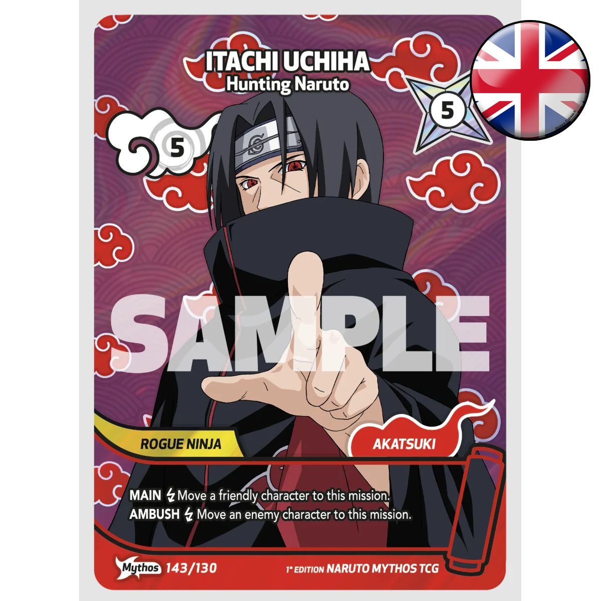 Starter Pack Box Set - Konoha Shido: Itachi & Kisame - Naruto Mythos TCG - 2nd Edition - EN