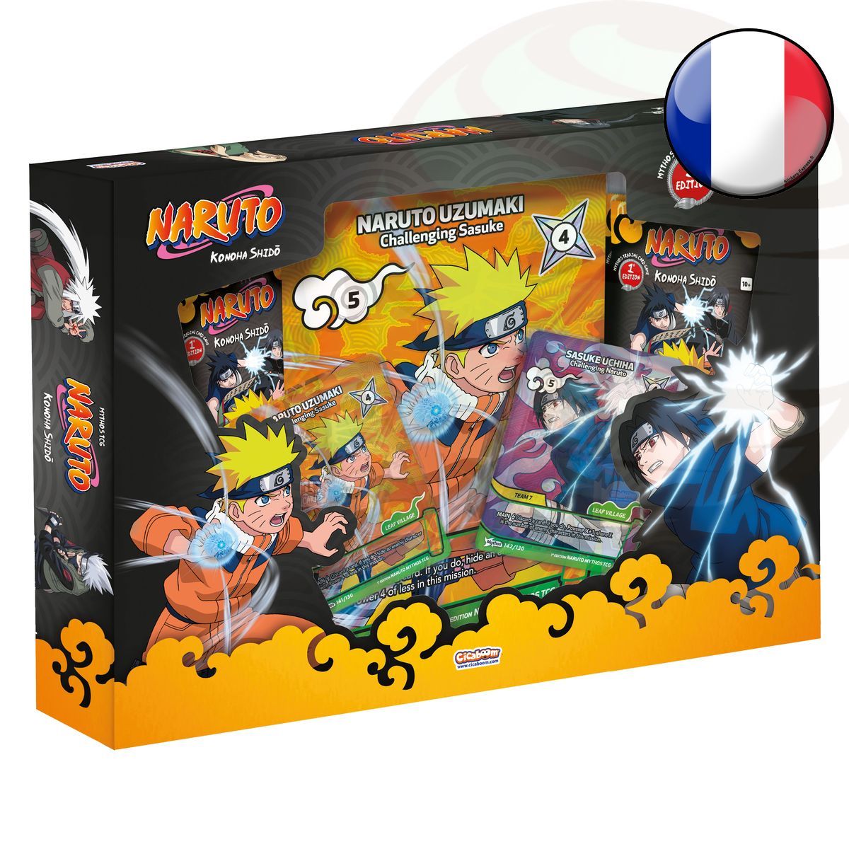Starter Pack Box Set - Konoha Shido: Sasuke & Naruto - Naruto Mythos TCG - 1st Edition - FR