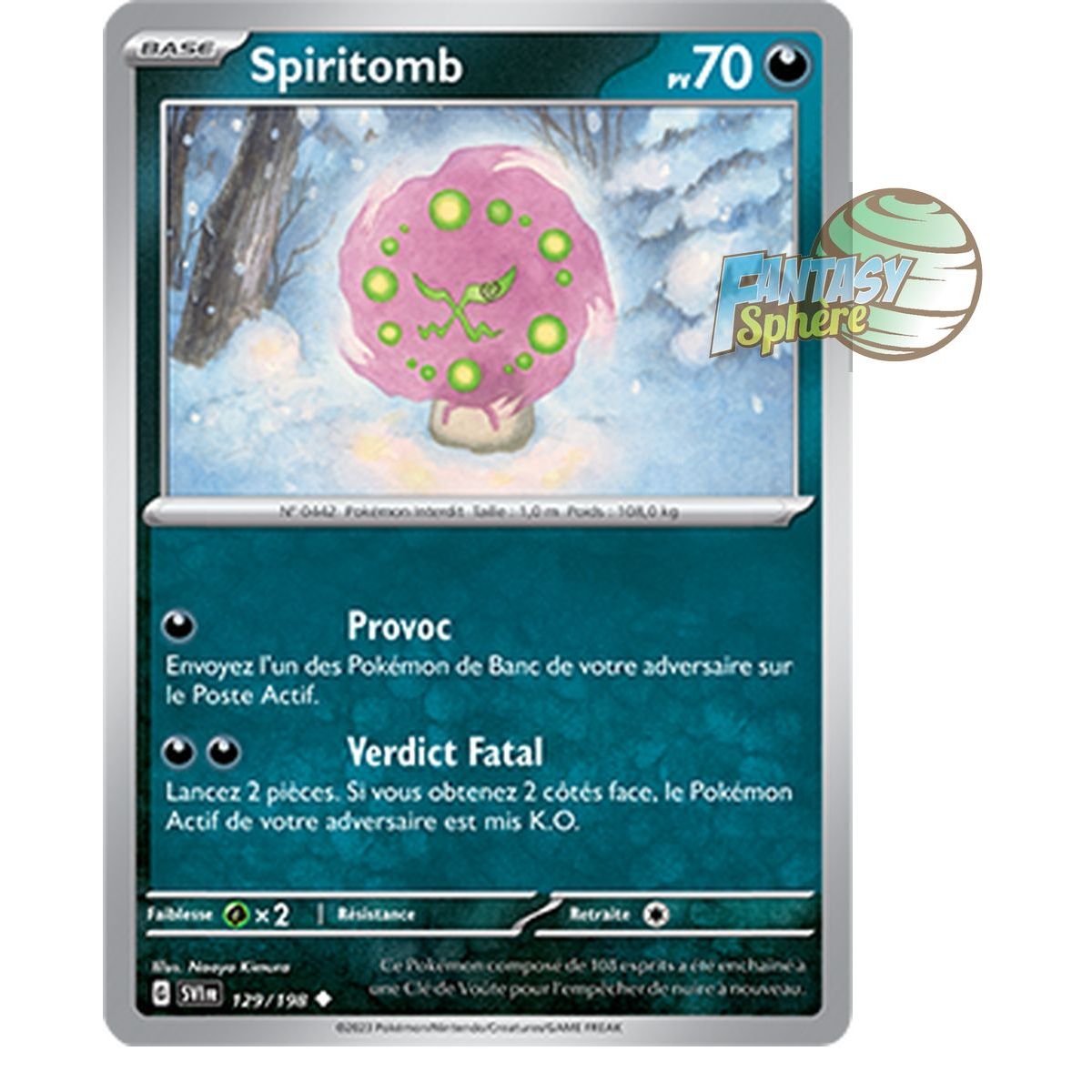 Spiritomb - Uncommon 129/198 - Scarlet and Violet