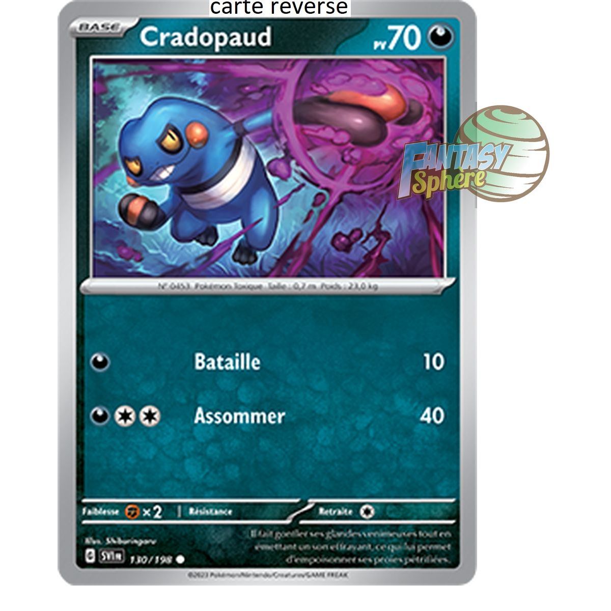 Cradopaud - Reverse 130/198 - Scarlet and Violet