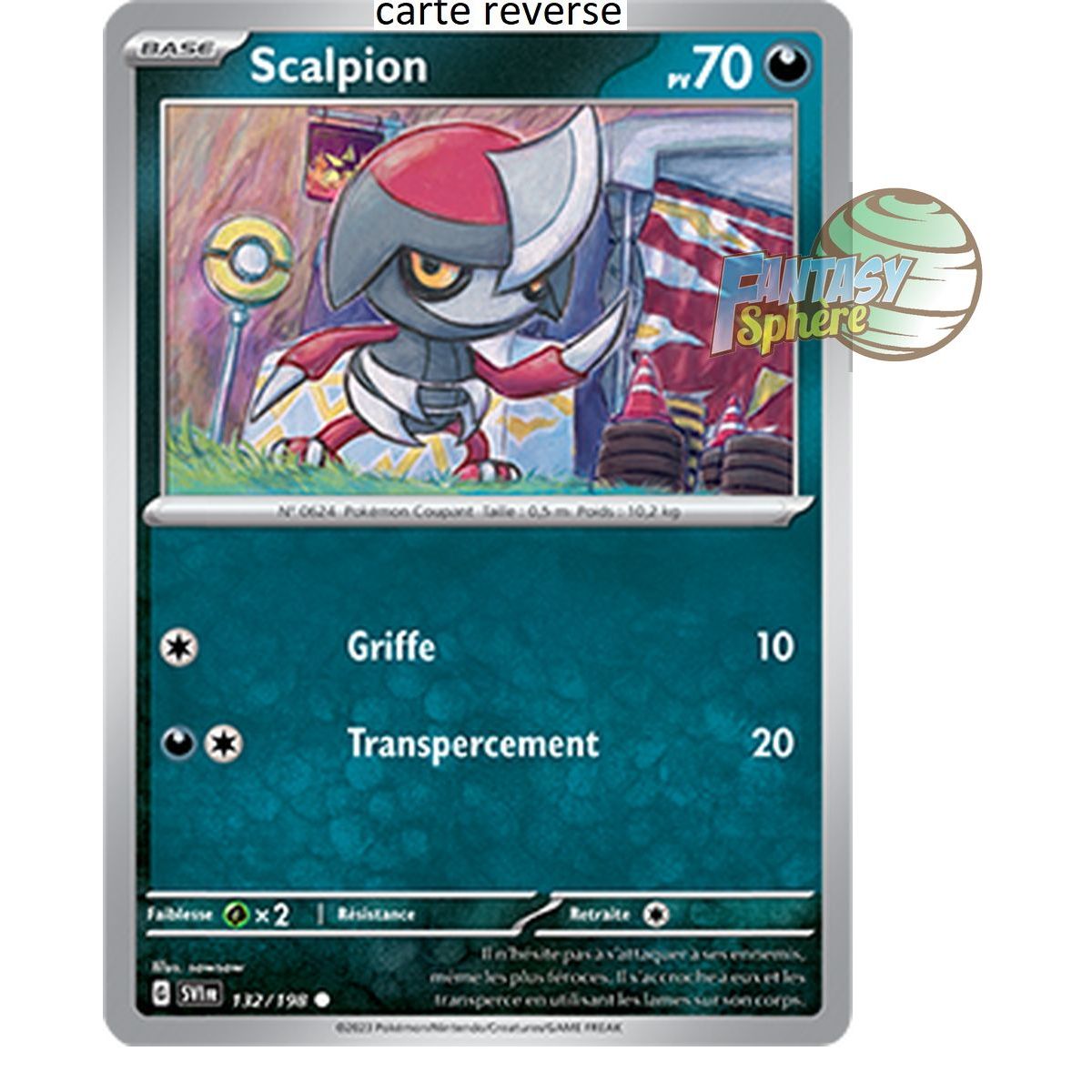 Scalpion - Reverse 132/198 - Scarlet and Violet