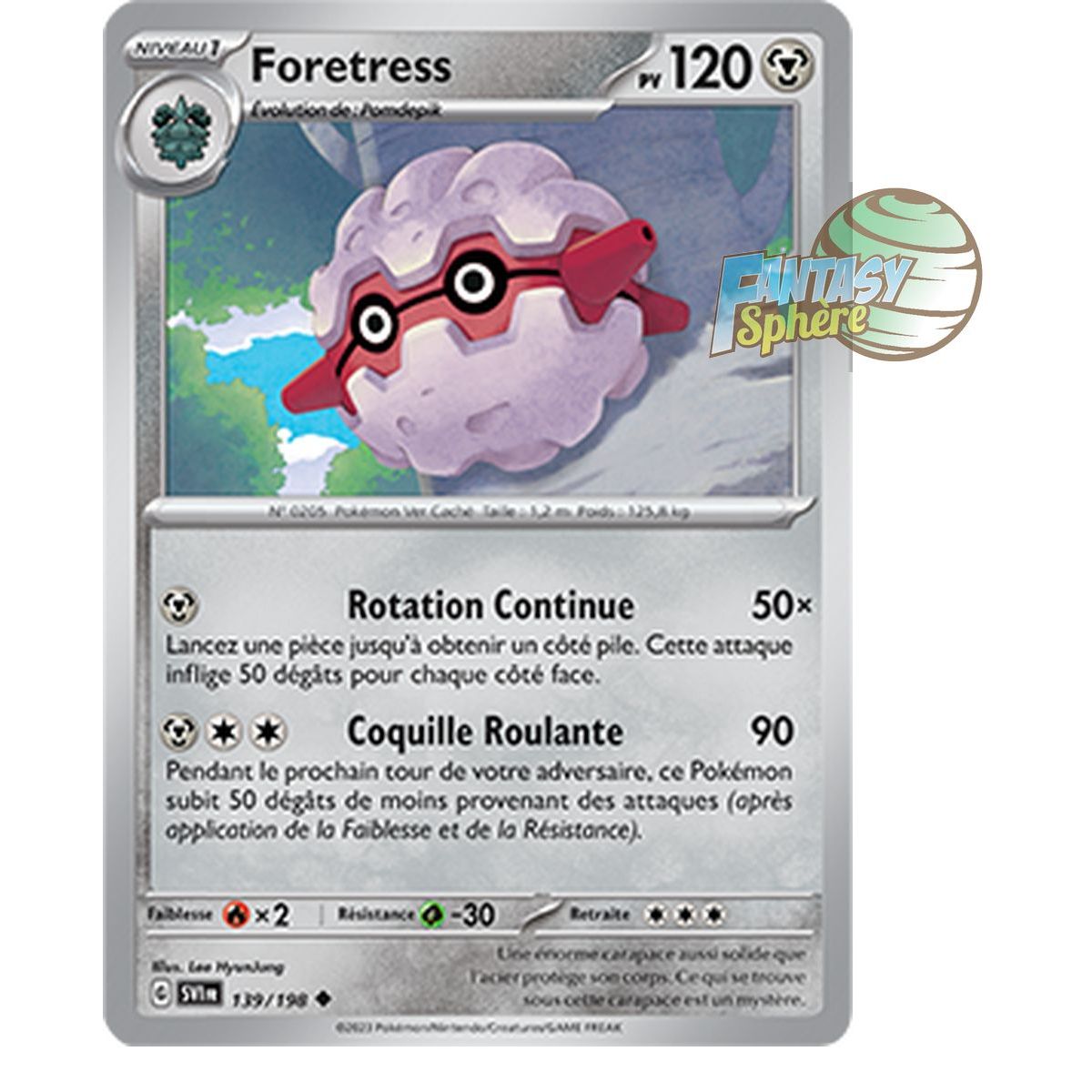 Foretress - Uncommon 139/198 - Scarlet and Violet