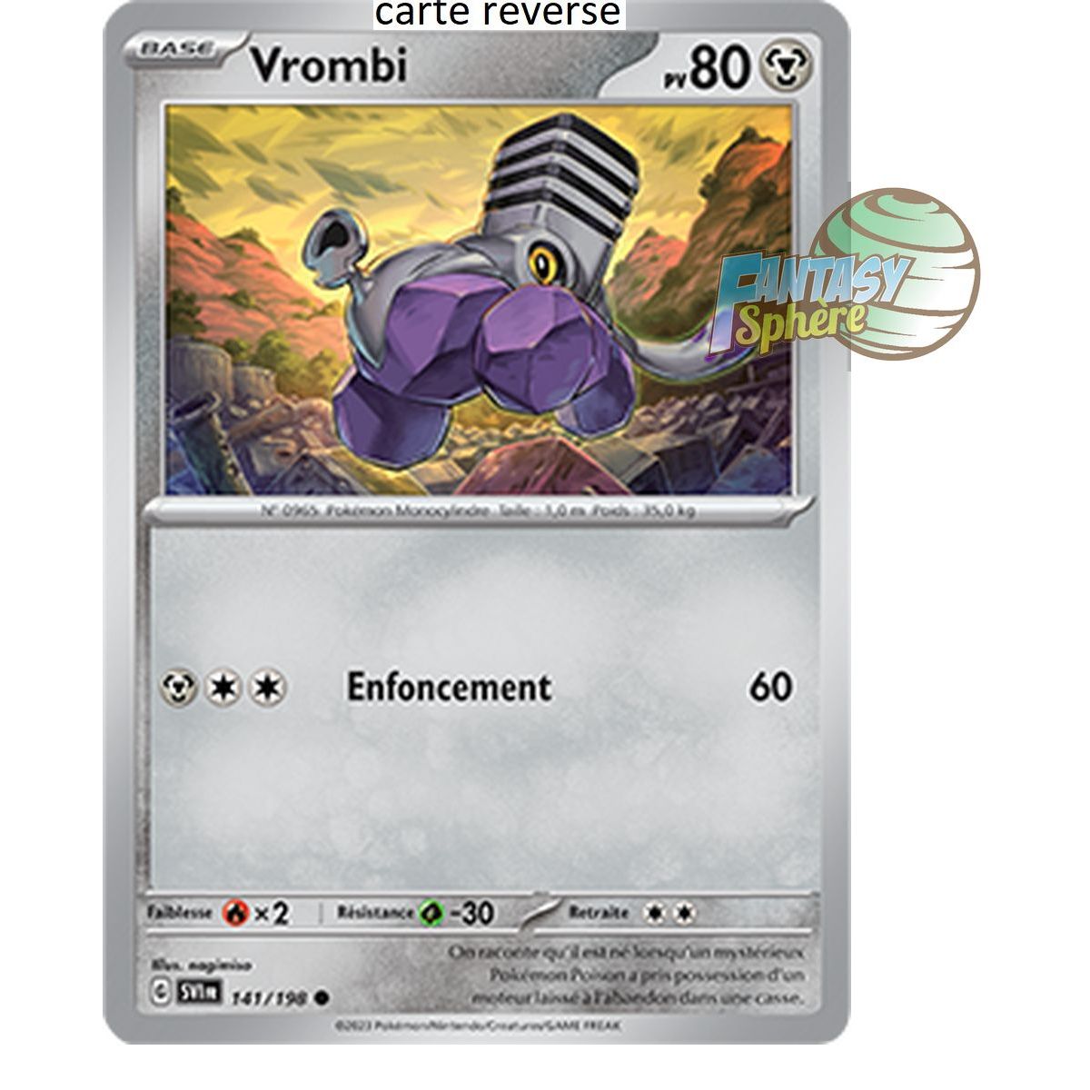 Vrombi - Reverse 141/198 - Scarlet and Violet