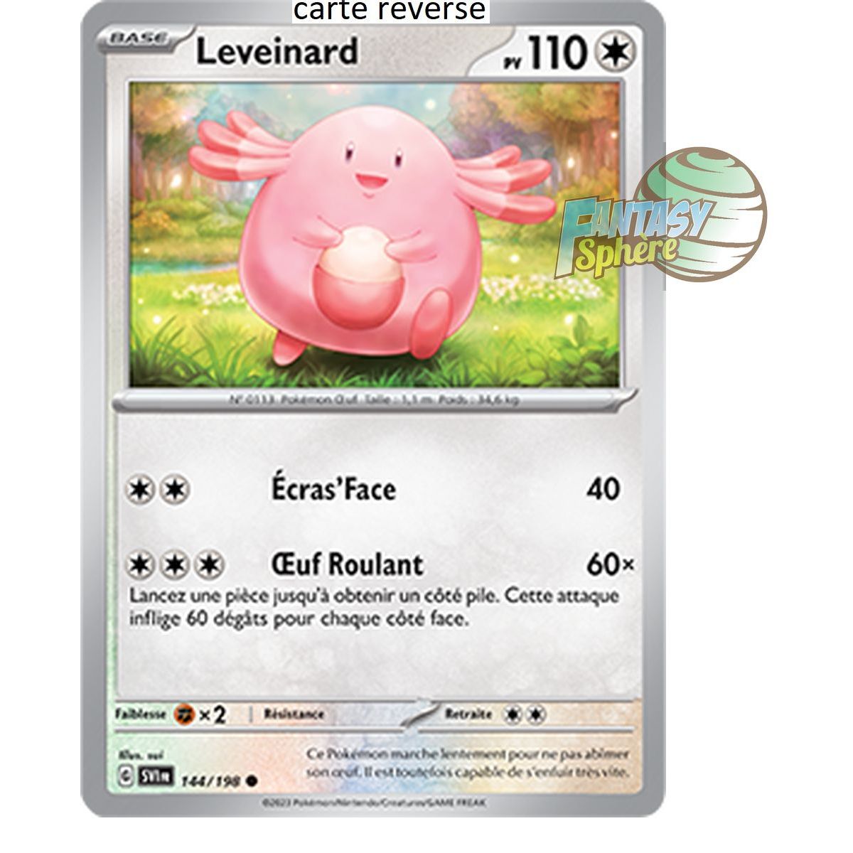 Chansey - Reverse 144/198 - Scarlet and Violet