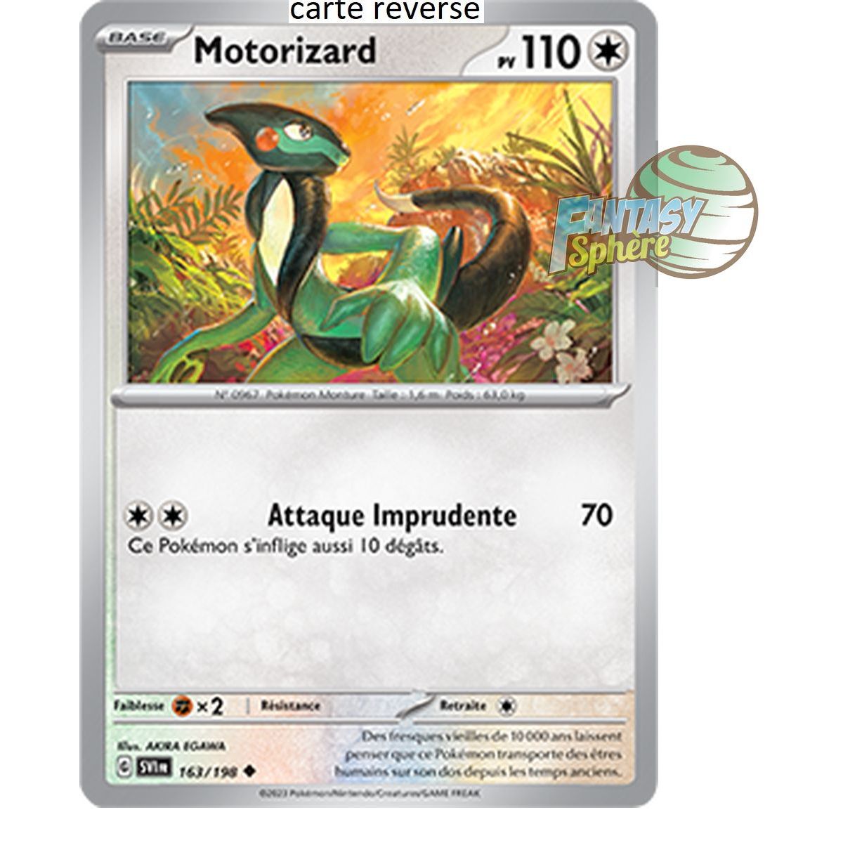 Motorizard - Reverse 163/198 - Scarlet and Violet