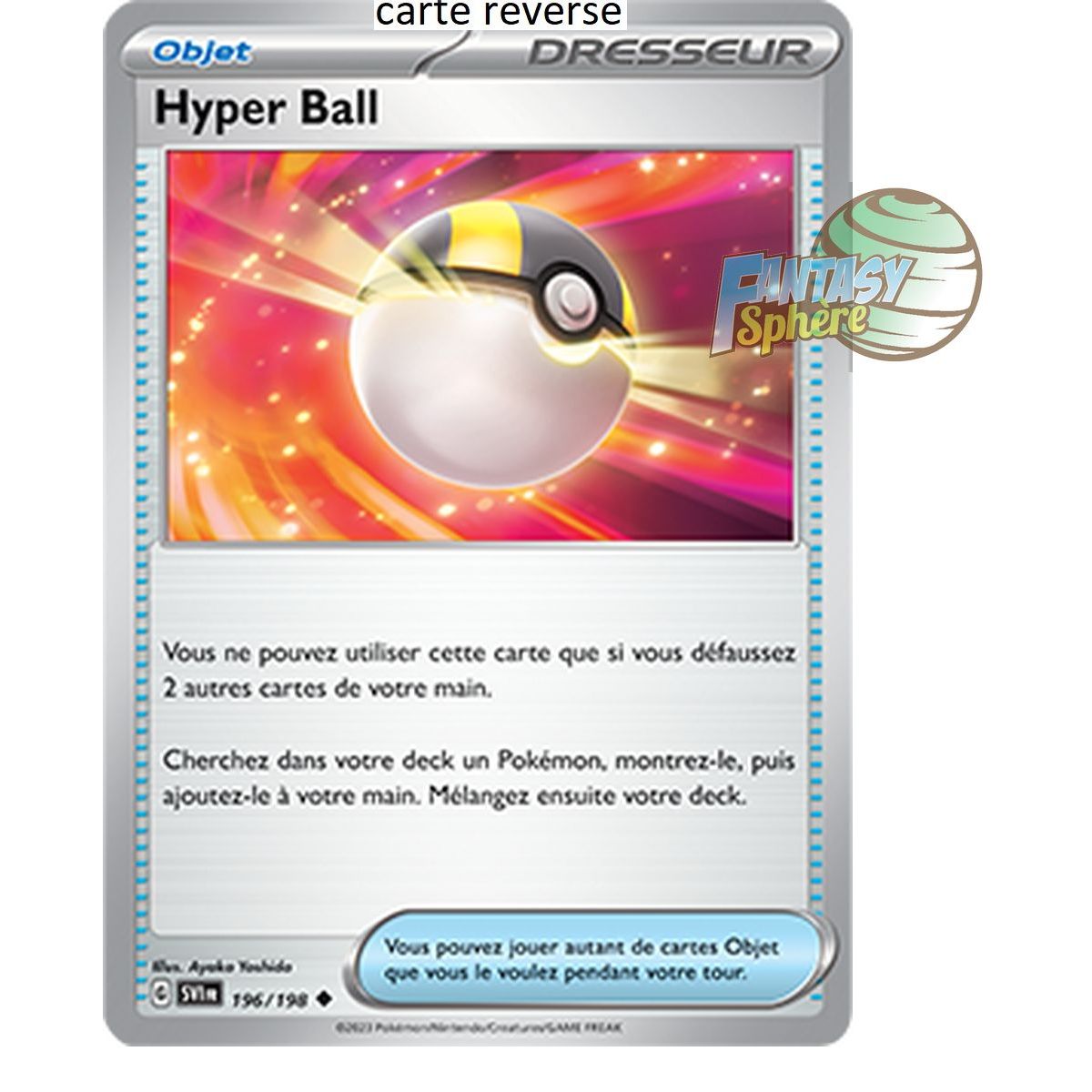 Item Hyper Ball - Reverse 196/198 - Scarlet and Violet