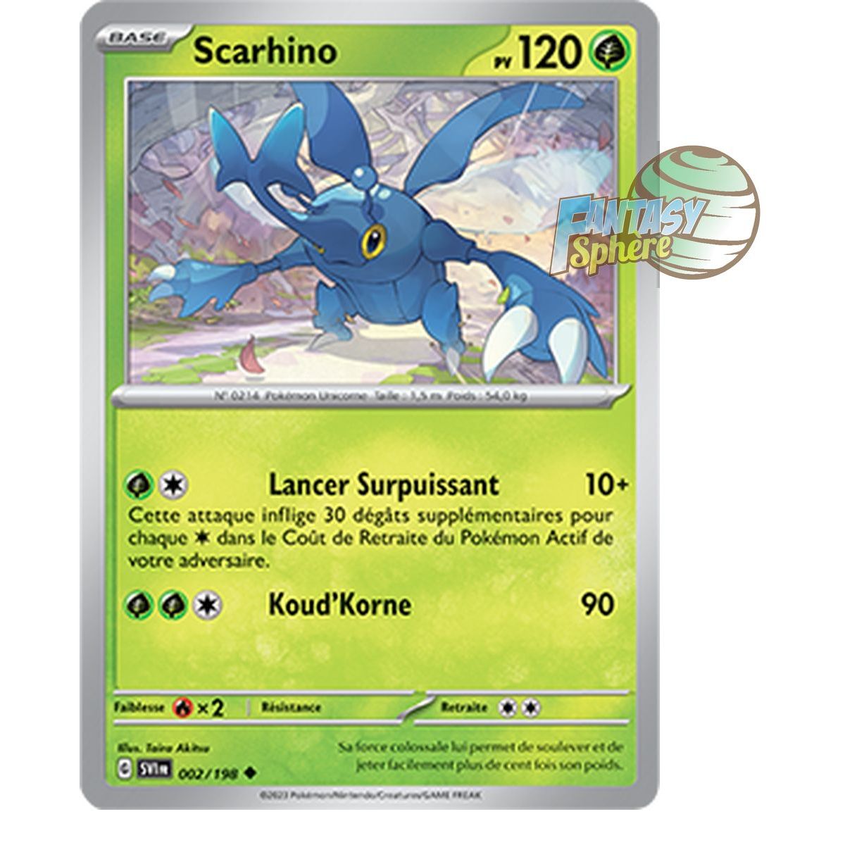 Scarhino - Uncommon 2/198 - Scarlet and Violet