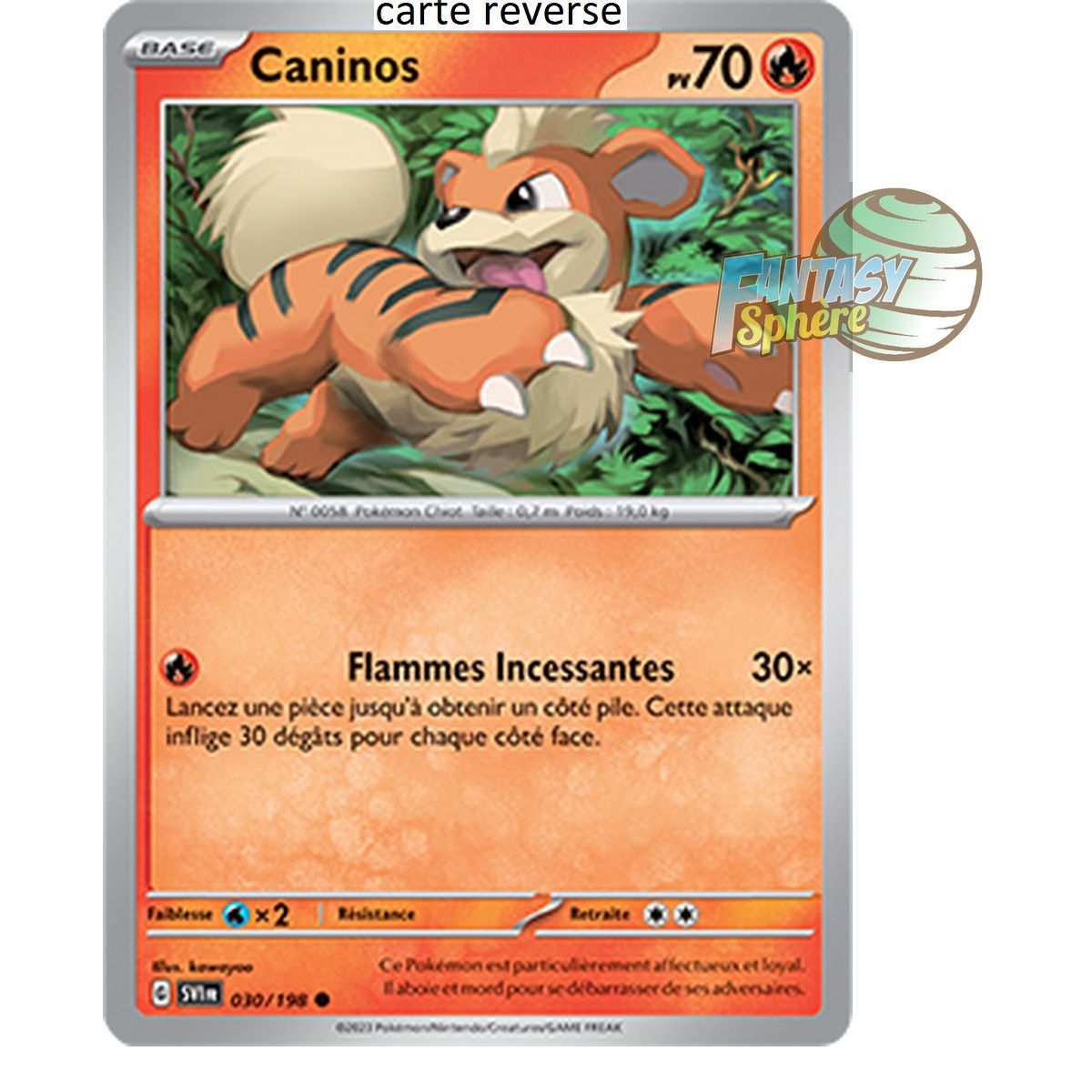 Caninos - Reverse 30/198 - Scarlet and Violet