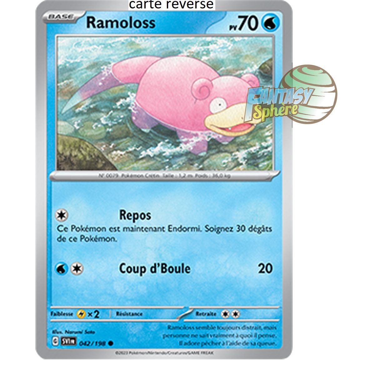 Slowpoke - Reverse 42/198 - Scarlet and Violet