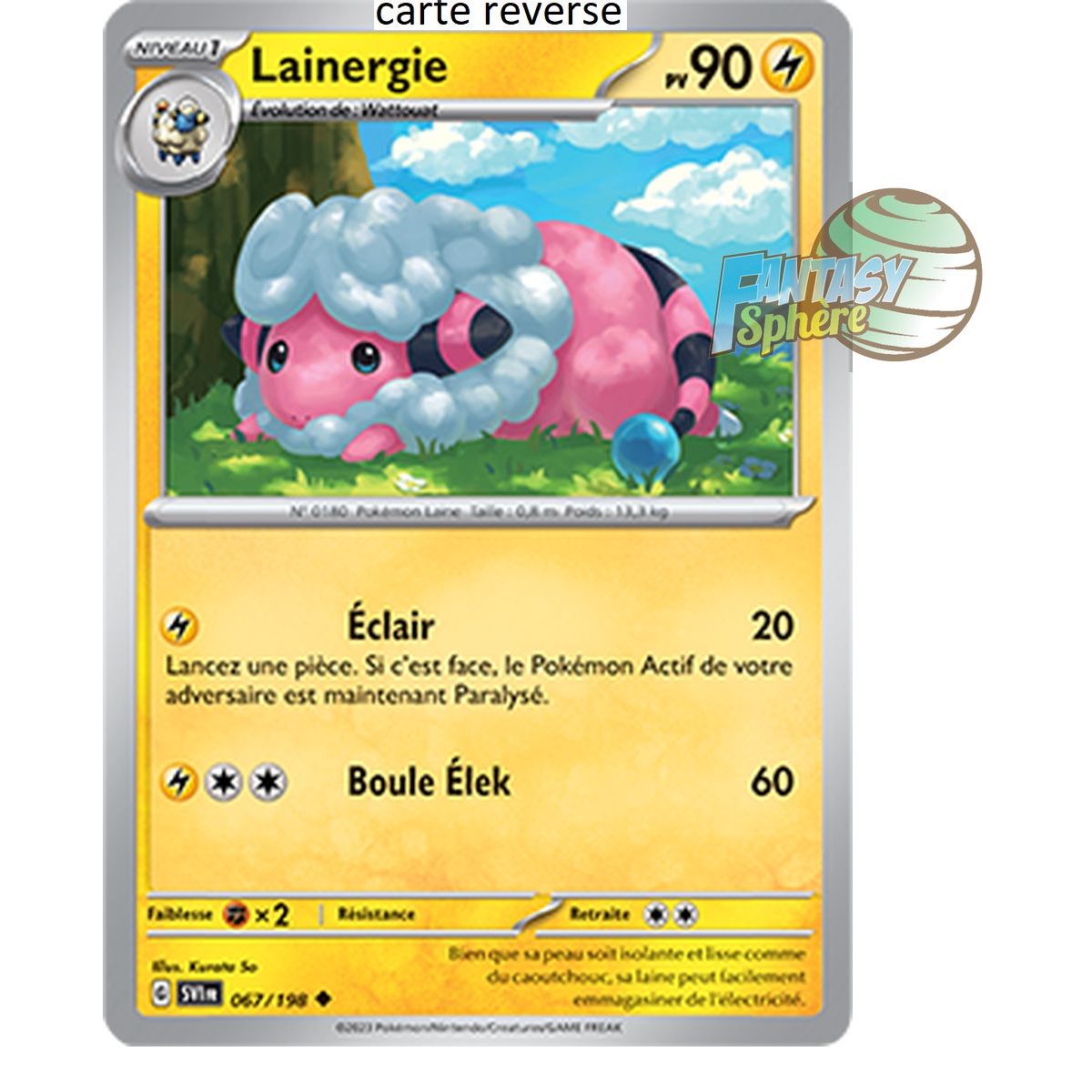 Lainergie - Reverse 67/198 - Scarlet and Violet