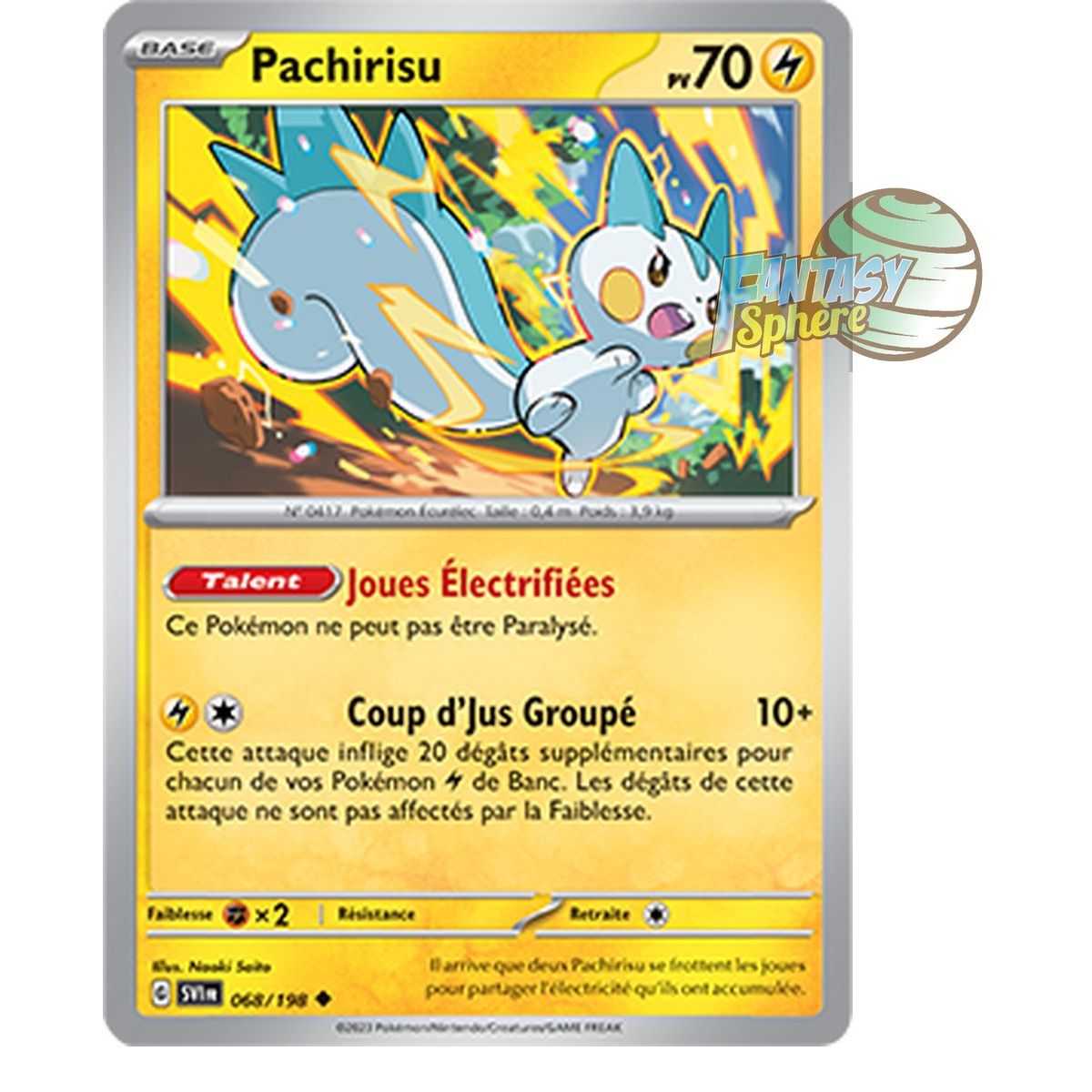 Pachirisu - Uncommon 68/198 - Scarlet and Violet