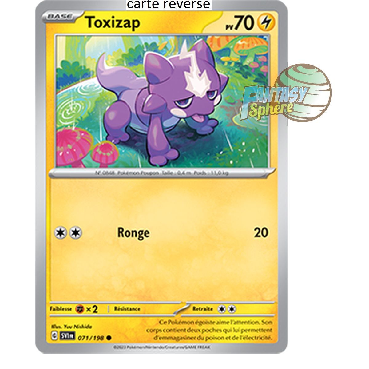 Toxizap - Reverse 71/198 - Scarlet and Violet