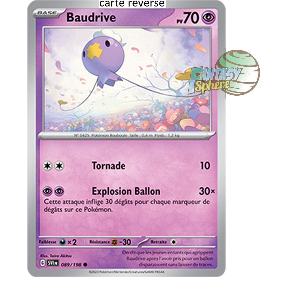 Baudrive - Reverse 89/198 - Scarlet and Violet