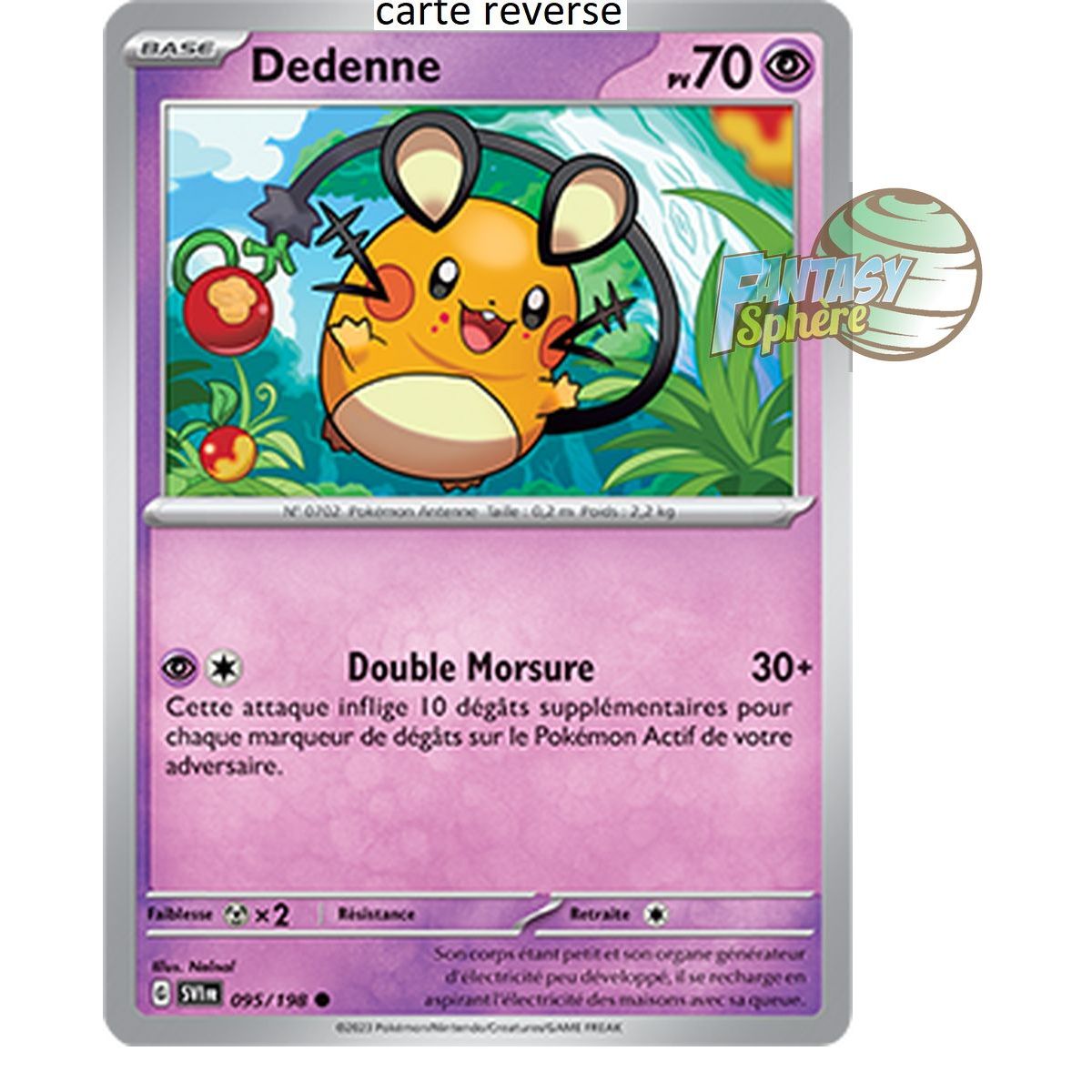 Dedenne - Reverse 95/198 - Scarlet and Violet