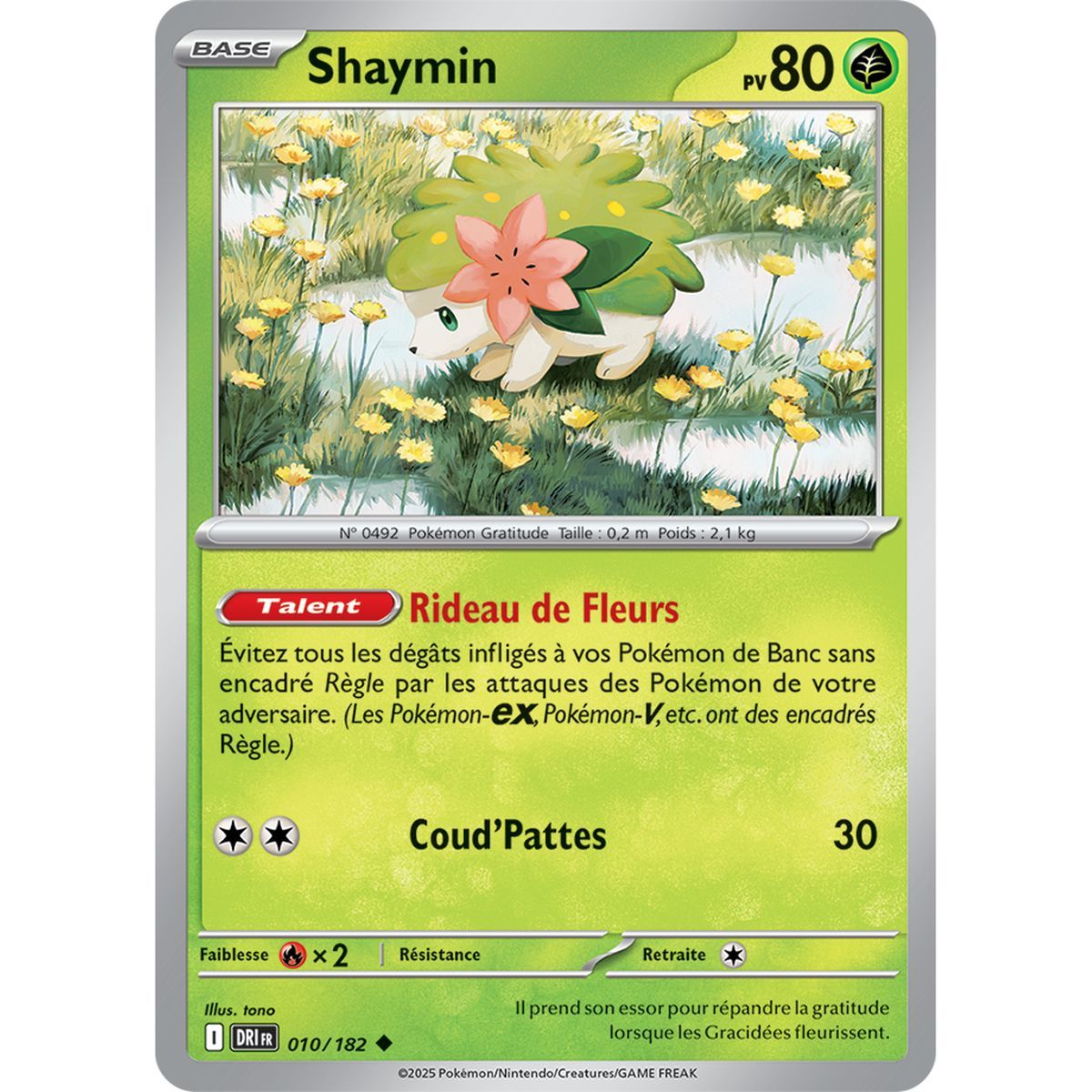 Item Shaymin - Reverse 10/182 - Scarlet and Purple 10 Destined Rivalries