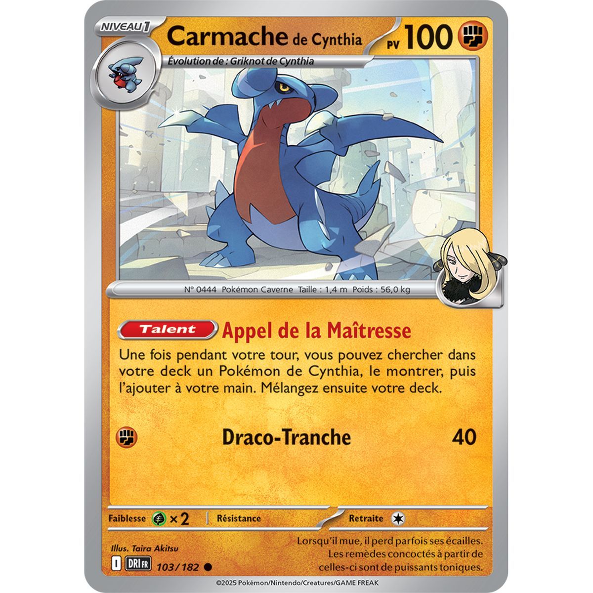 Item Cynthia's Carmache - Common 103/182 - Scarlet and Purple 10 Destined Rivalries