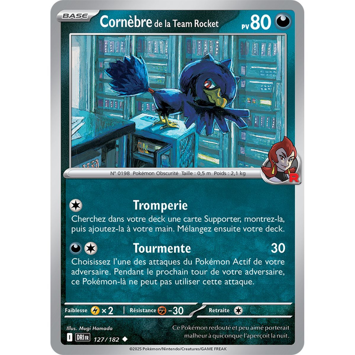 Item Team Rocket's Cornebra - Reverse 127/182 - Scarlet and Purple 10 Destined Rivalries