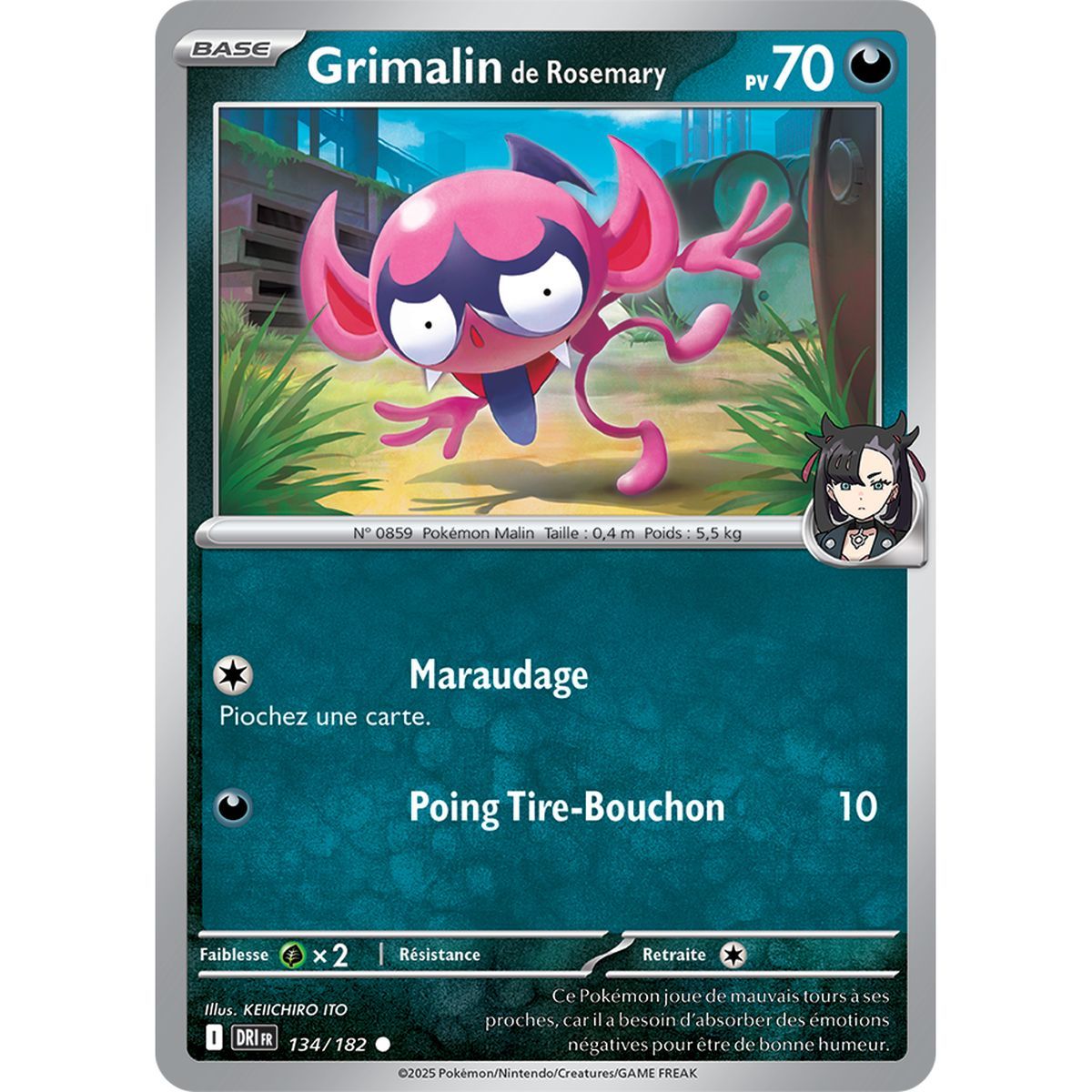 Grimalin de Rosemary - Commune 134/182 - Scarlet and Violet 10 Destined Rivalries