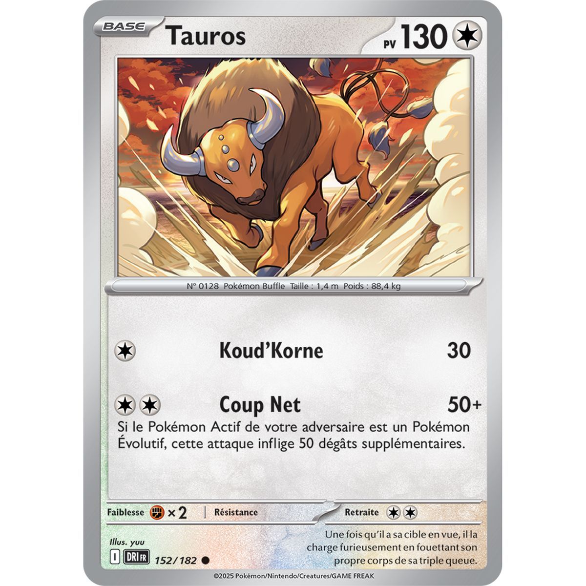 Tauros - Reverse 152/182 - Scarlet and Purple 10 Destined Rivalries