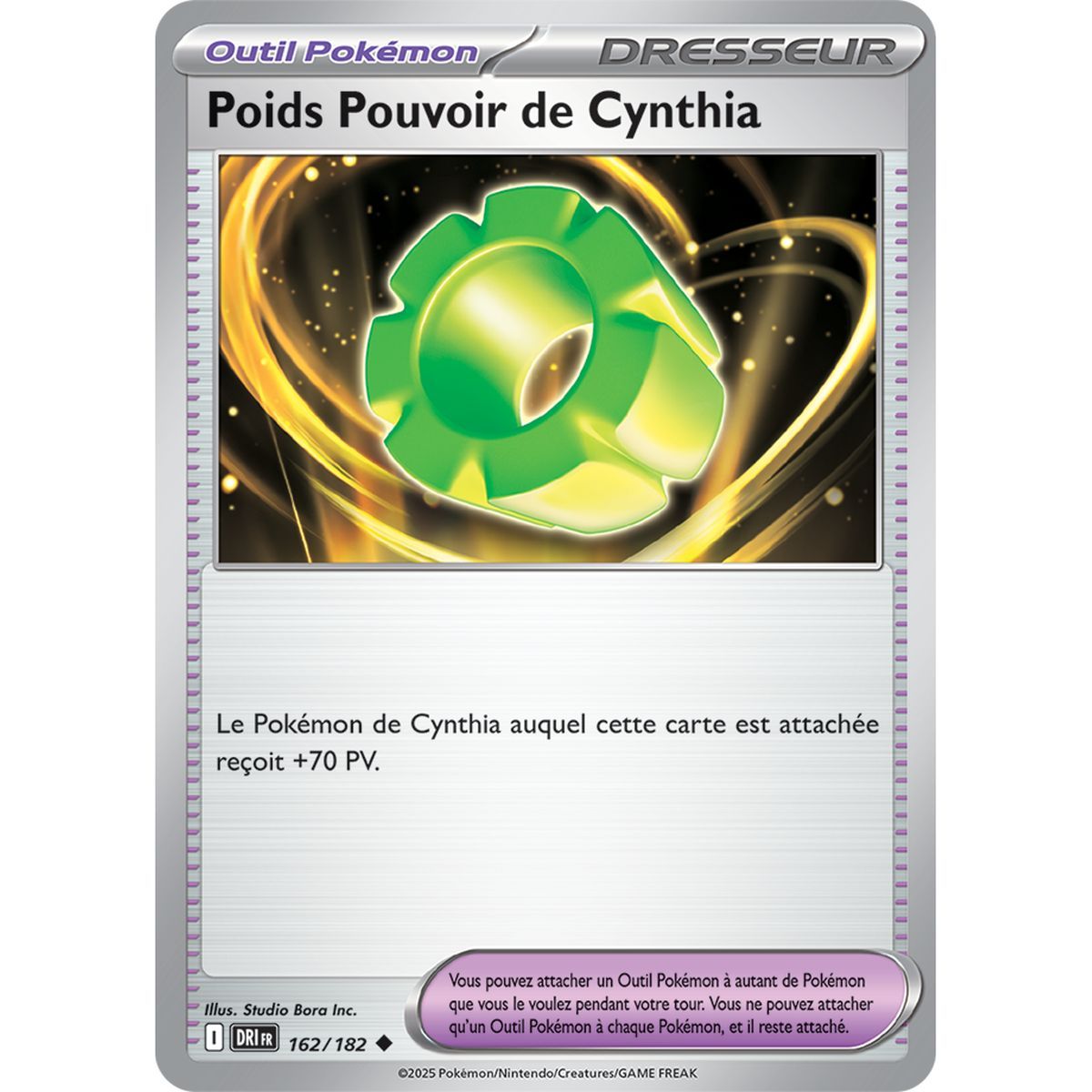 Item Cynthia's Power Weight - Reverse 162/182 - Scarlet and Purple 10 Destined Rivalries