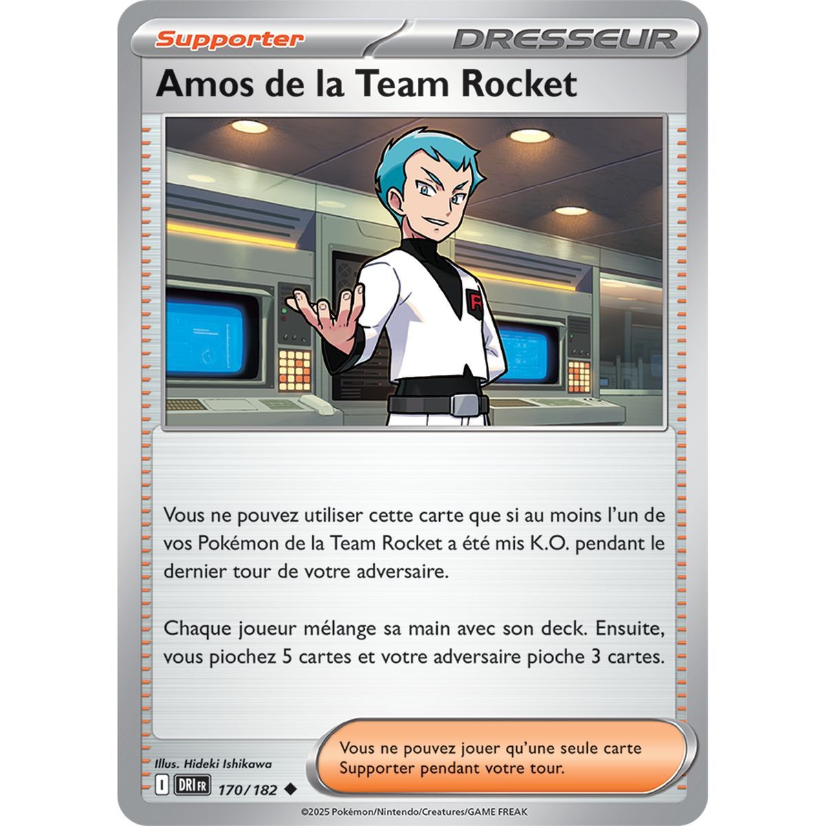Item Amos of Team Rocket - Reverse 170/182 - Scarlet and Purple 10 Destined Rivalries