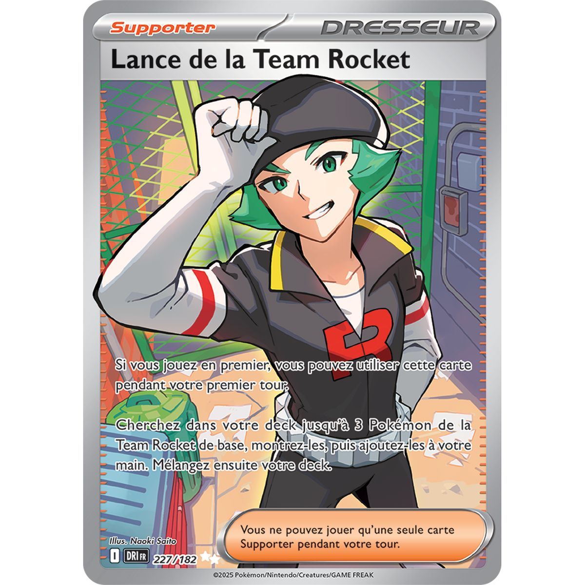 Team Rocket Spear - Ultra Rare 227/182 - Scarlet and Purple 10 Destiny Rivalries