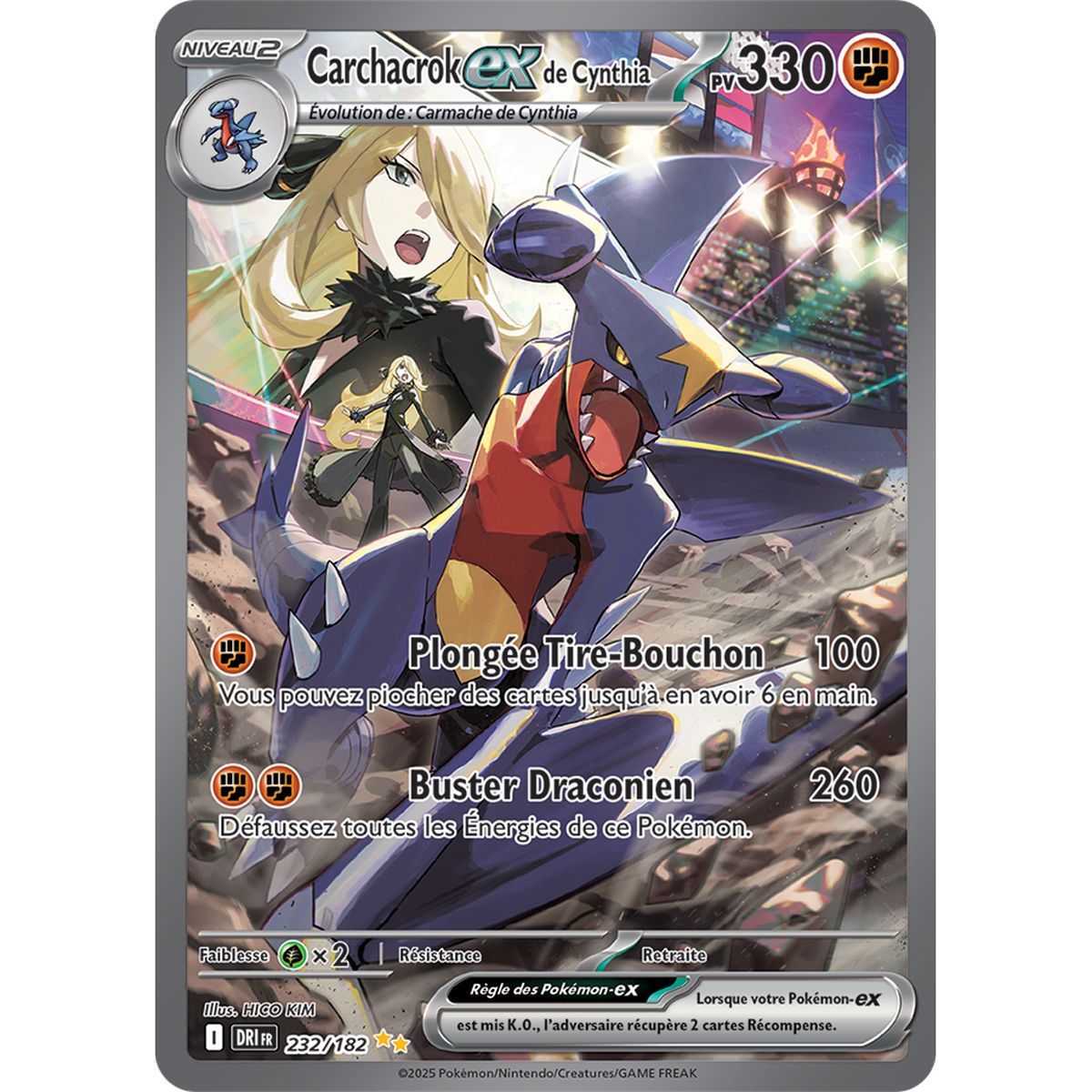 Garchomp-exde Cynthia - Special Illustration Rare 232/182 - Scarlet and Purple 10 Destined Rivalries