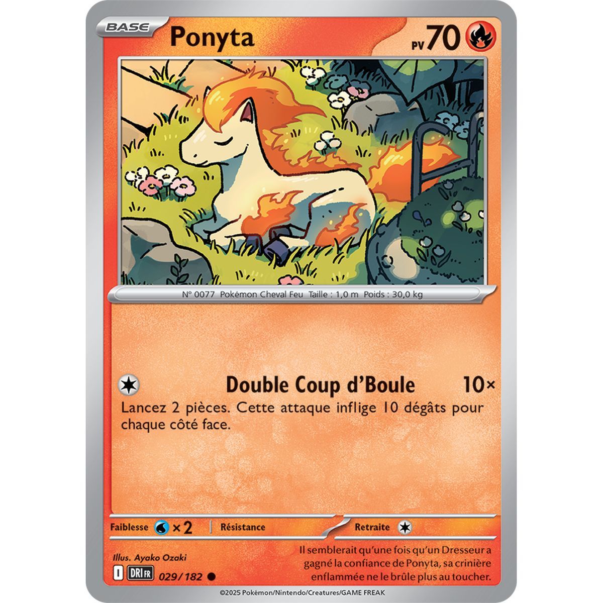 Ponyta - Reverse 29/182 - Scarlet and Purple 10 Destined Rivalries