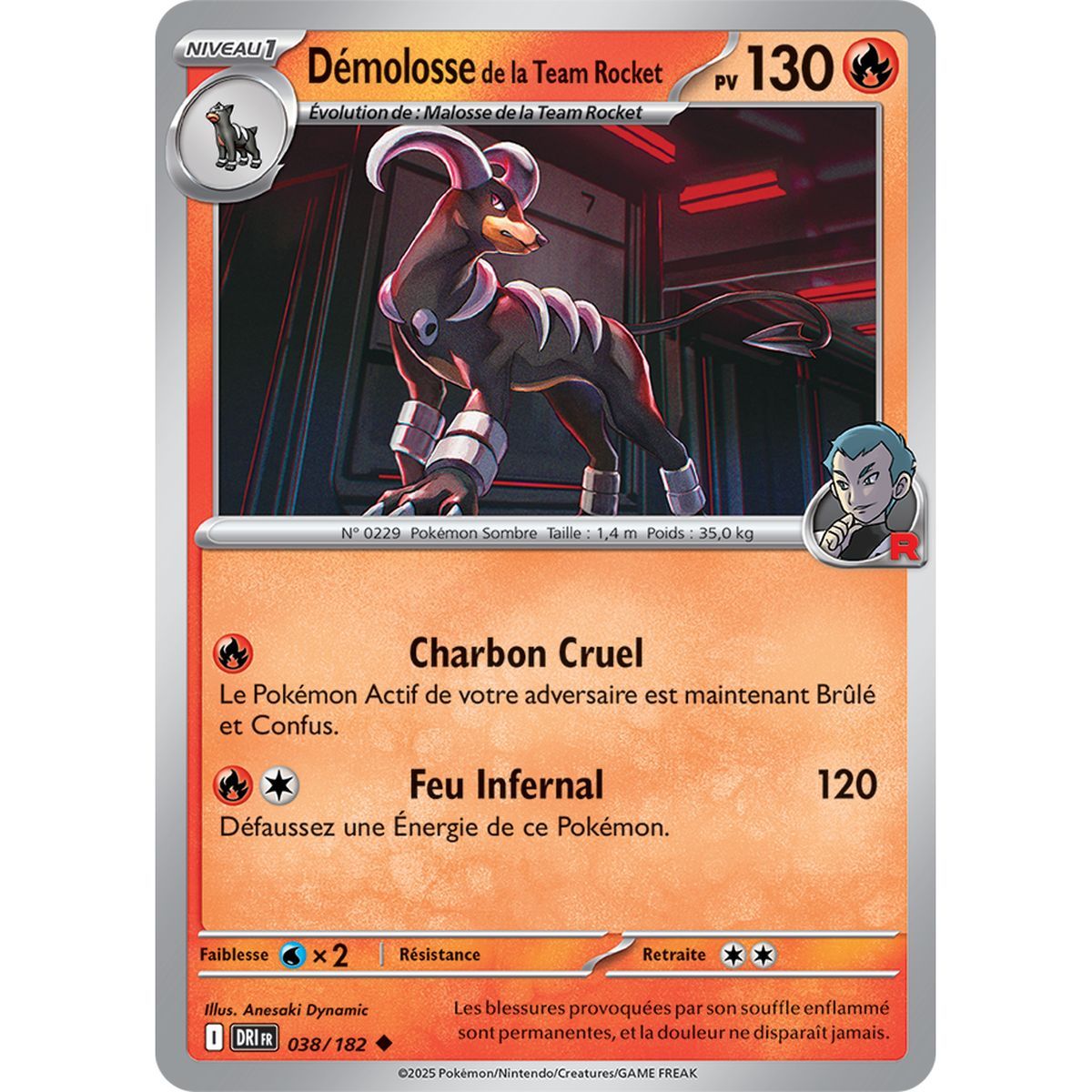 Item Team Rocket Houndoom - Reverse 38/182 - Scarlet and Purple 10 Destined Rivalries